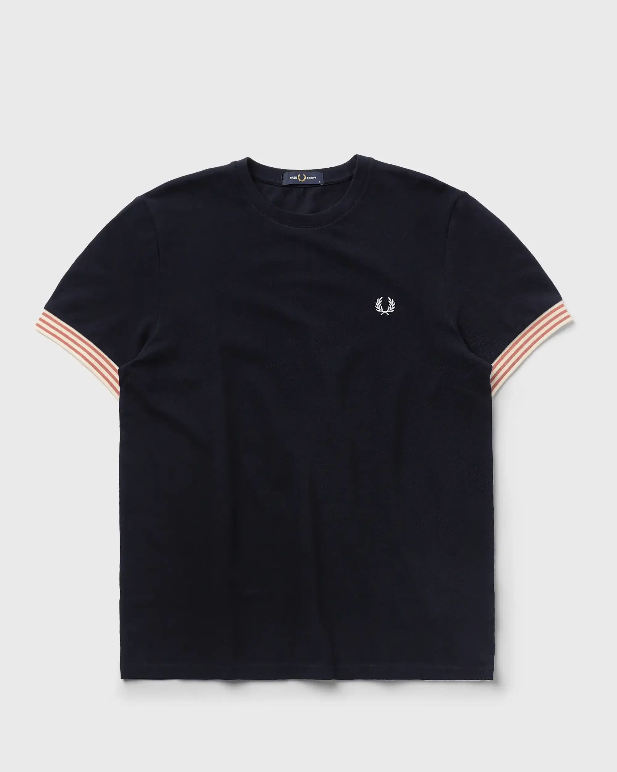 STRIPED CUFF T-SHIRT