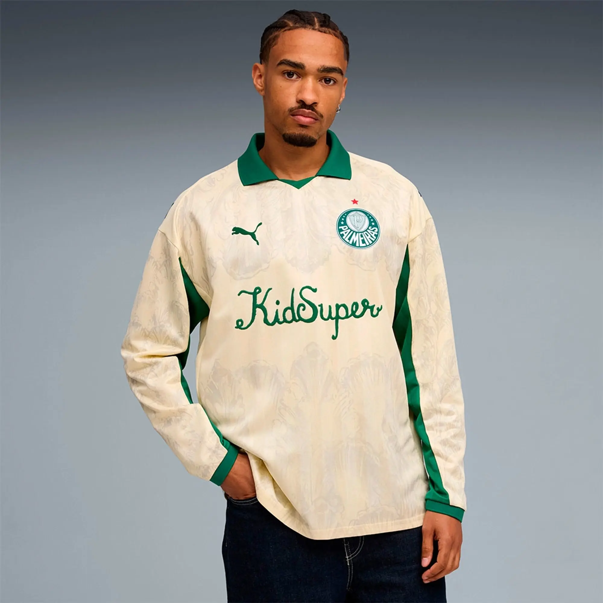 KIDSUPER Palmeiras LS Retro Shirt