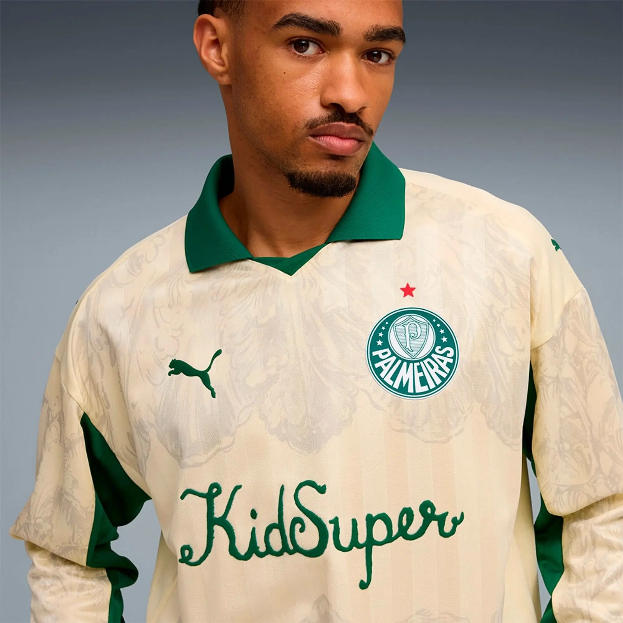 KIDSUPER Palmeiras LS Retro Shirt