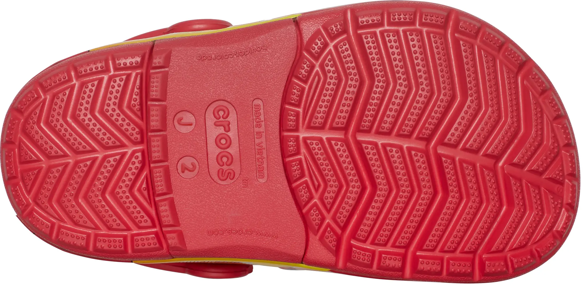 Crocs | Kids | Disney and Pixar Cars Lightning McQueen | Clogs | Red | J1