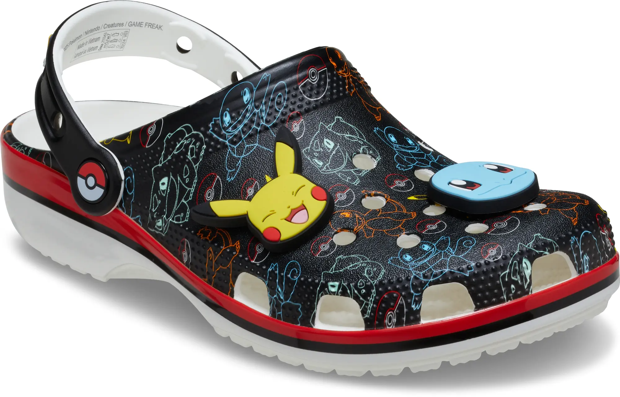 Crocs | Unisex | Pokémon Classic | Clogs | Multi | W4/M3