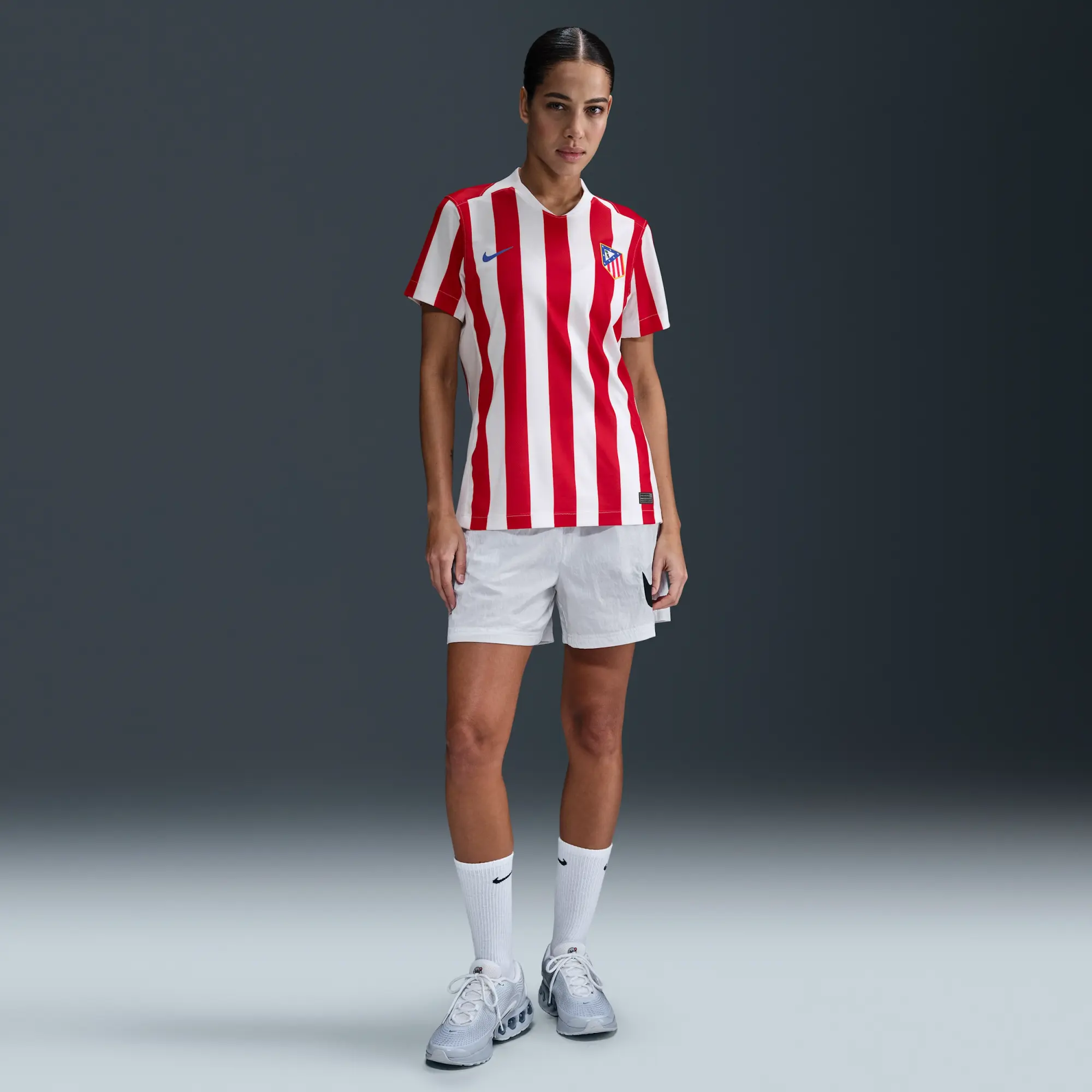 Atlético Madrid 2025/26 Stadium Home Women's Nike Dri-FIT Football Replica Shirt - Red - Recycled Polyester