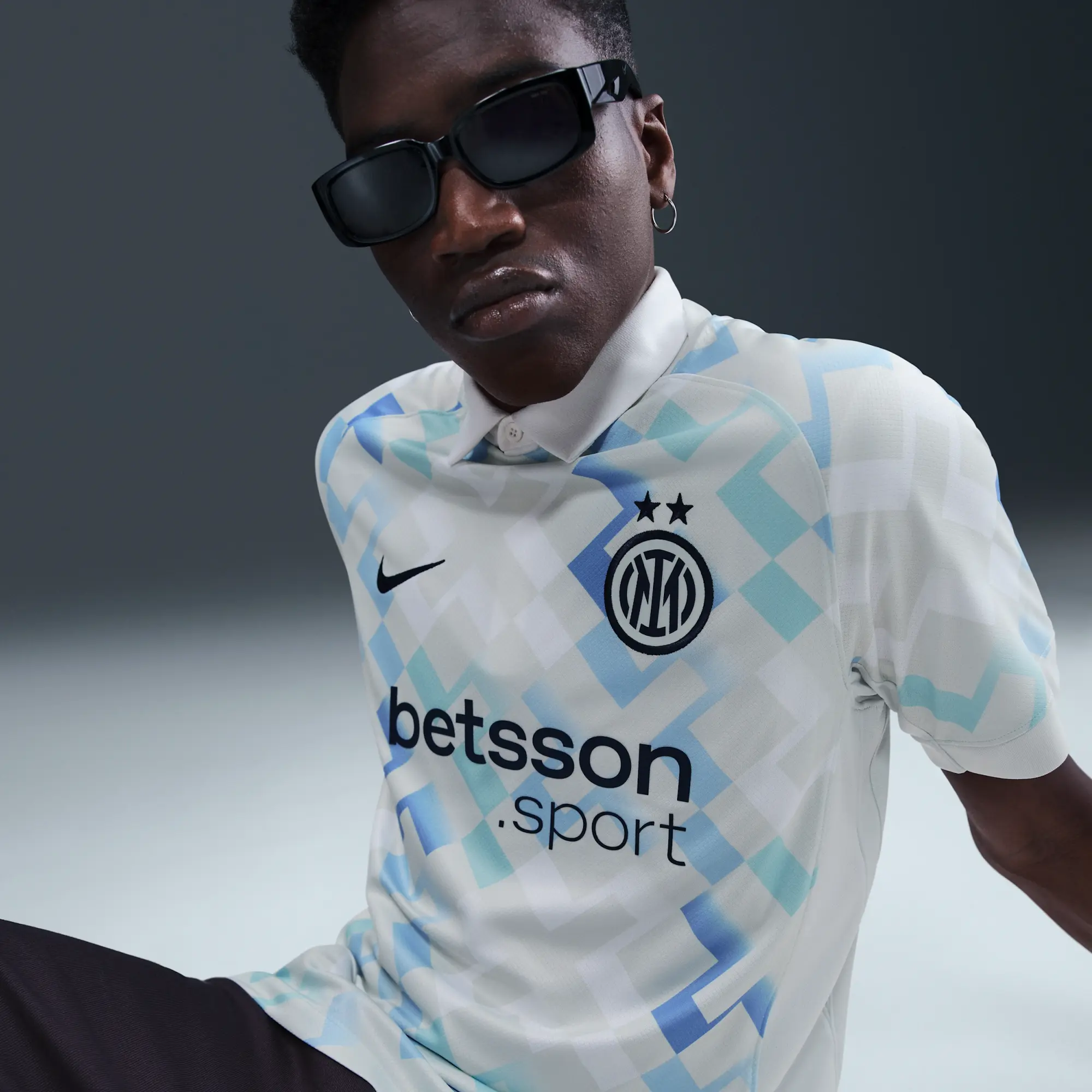 Inter Milan 2025/26 Stadium Away Men's Nike Dri-FIT Football Replica Shirt - Blue - Recycled Polyester
