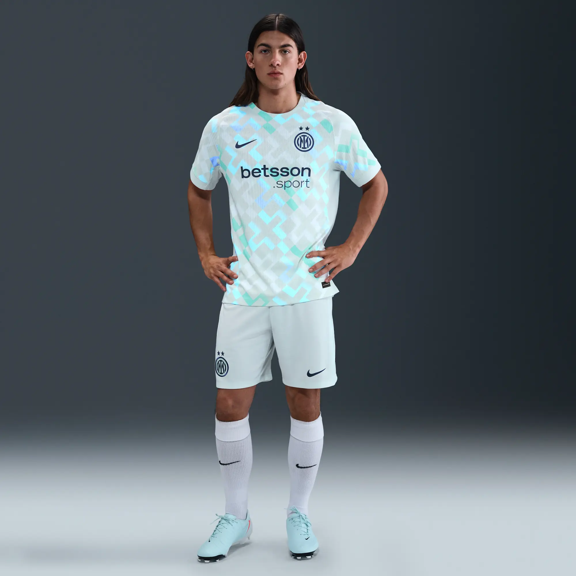 Inter Milan 2025/26 Stadium Away Men's Nike Dri-FIT Football Replica Shorts - Blue - Sustainable Materials