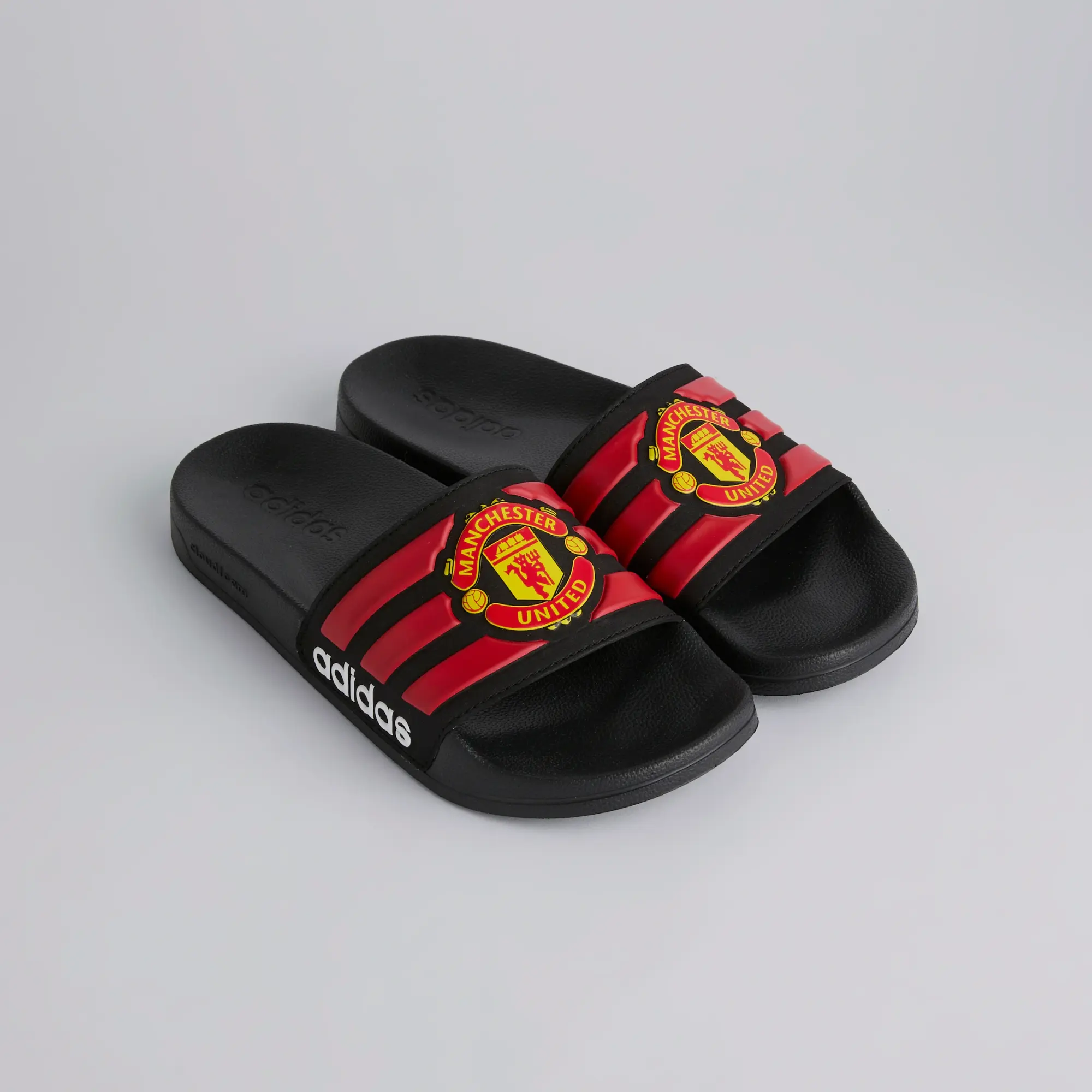 Manchester United x adidas Adilette Mens Slider Black