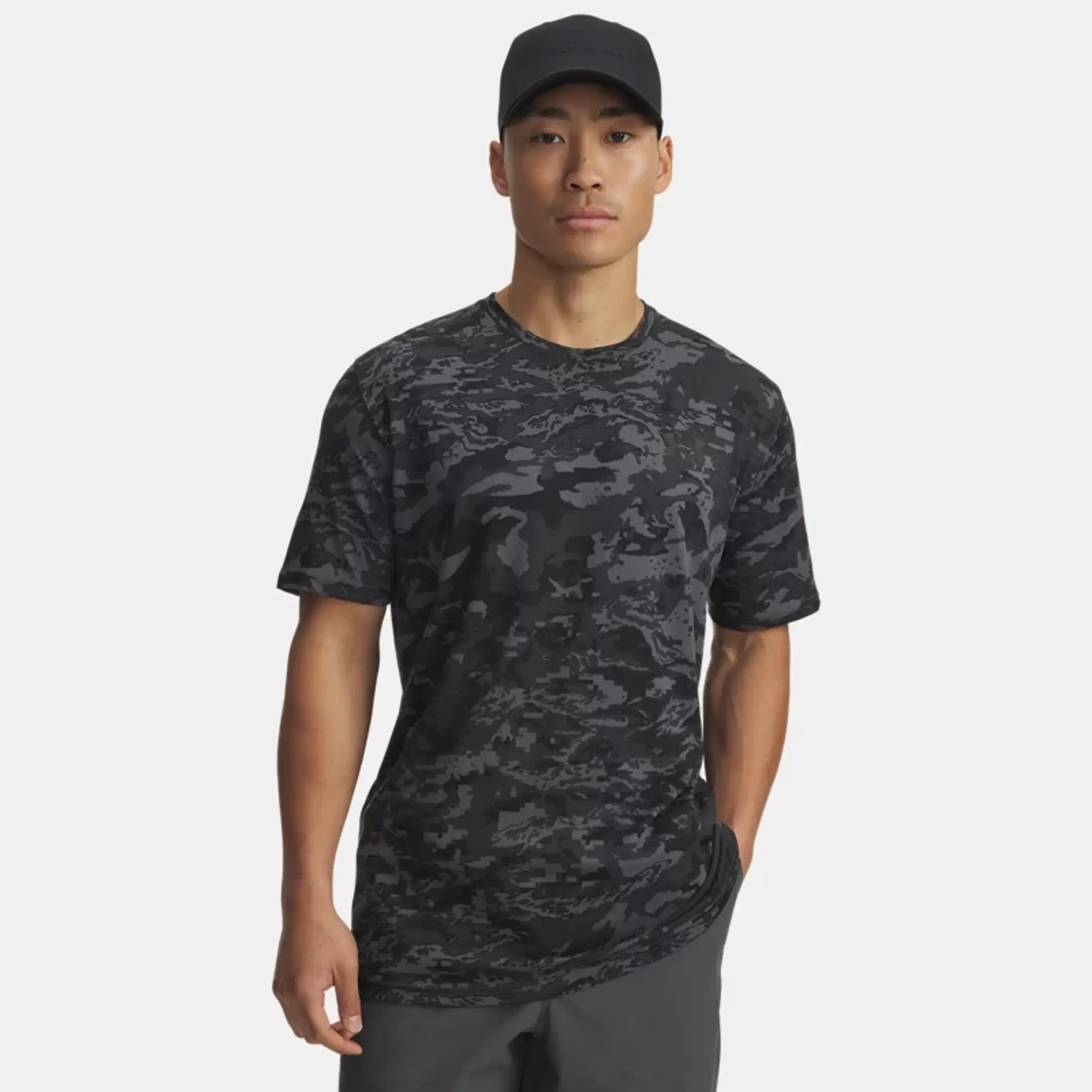 Under Armour  ABC Camo Men's Short Sleeve Castlerock / Black S