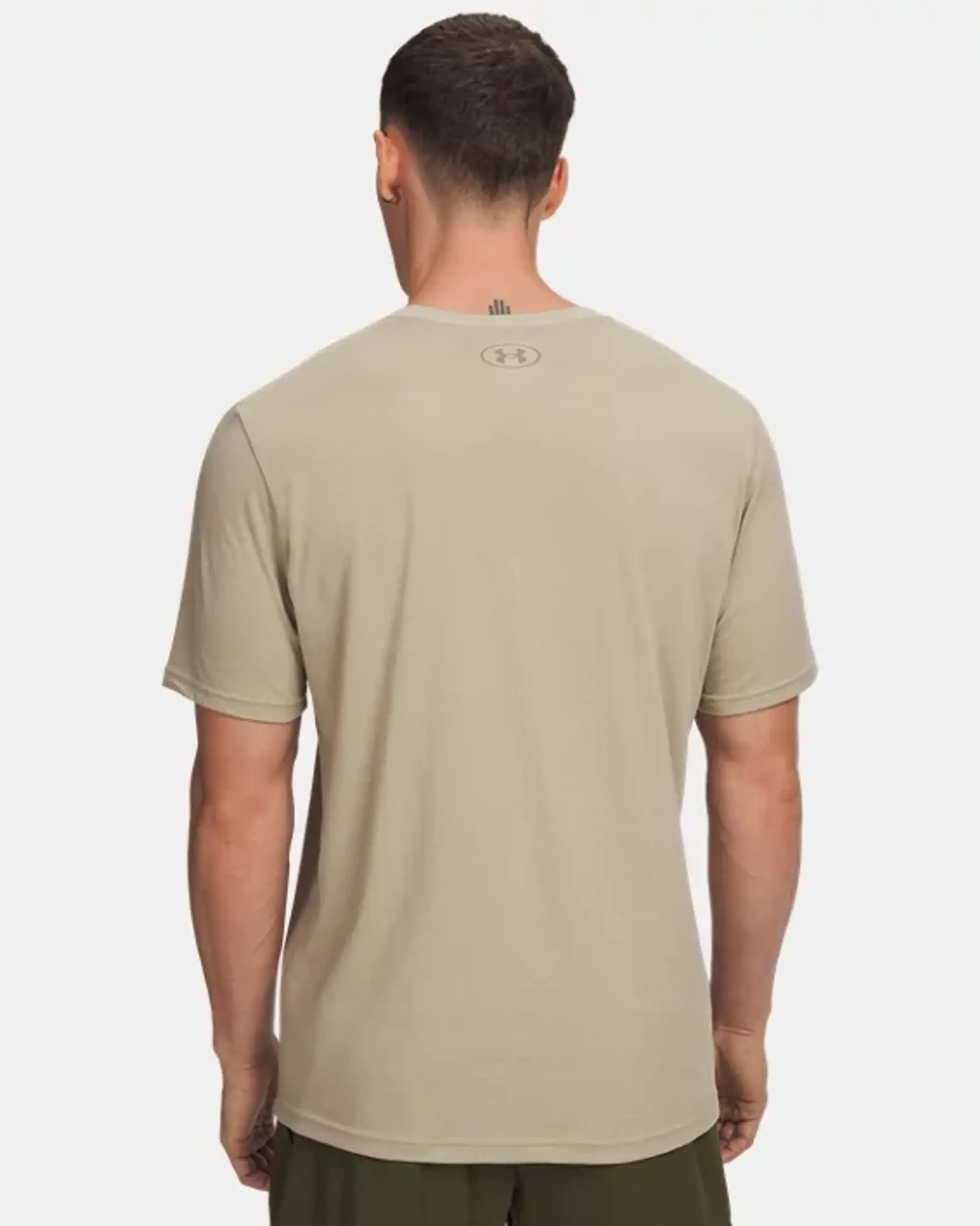 Under Armour  Left Chest Logo Men's Short Sleeve City Khaki / Taupe Dusk M