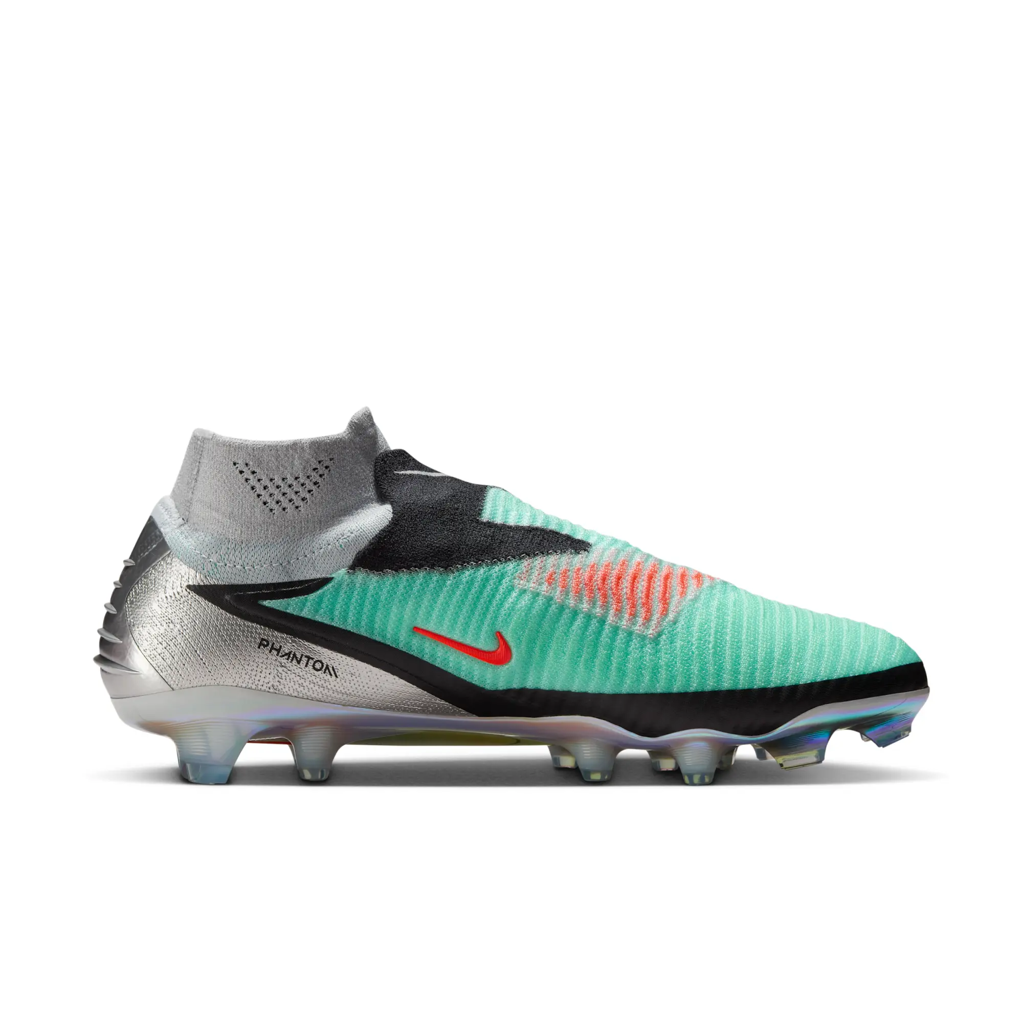 Nike Phantom 6 High Elite Firm-Ground Football Boot - Grey