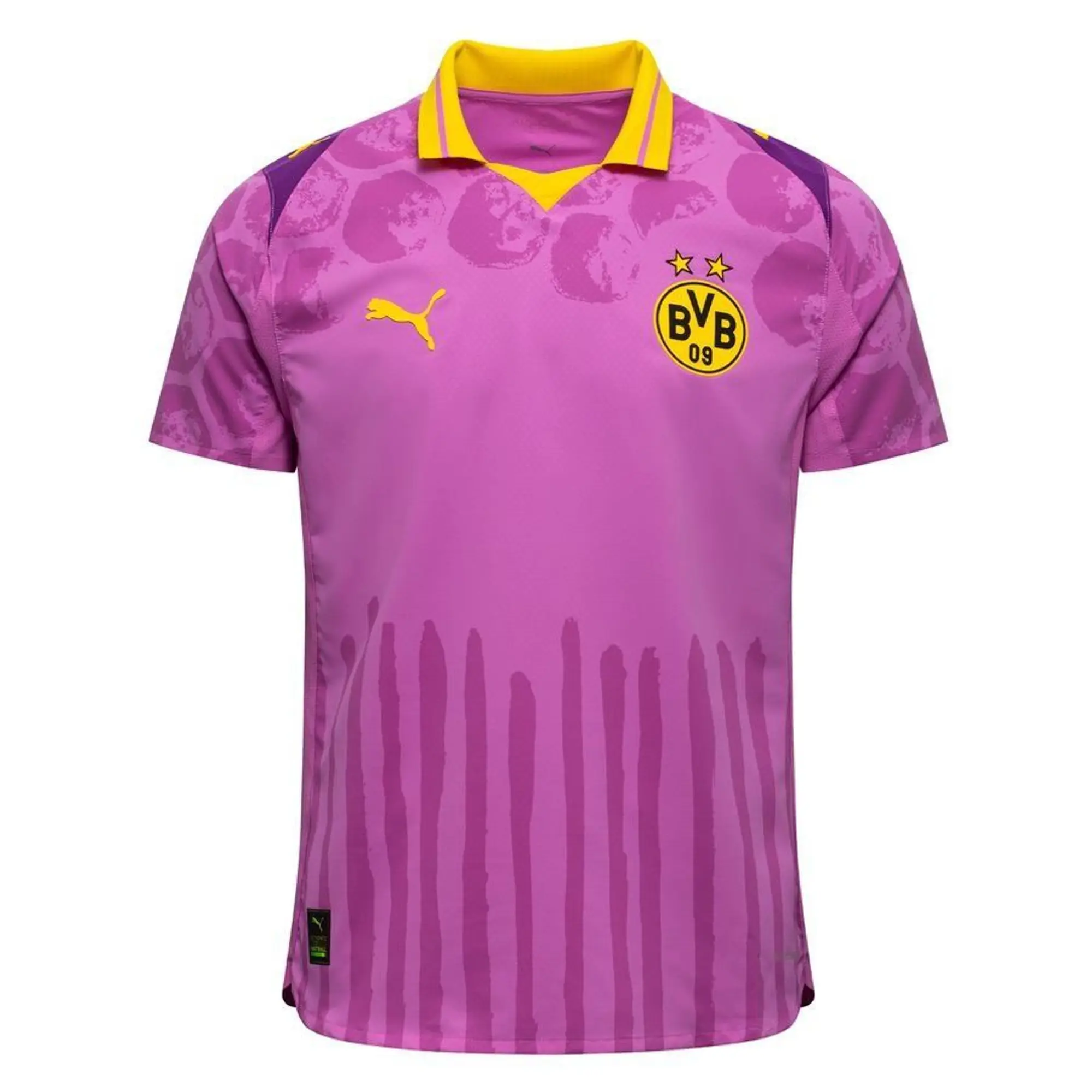 PUMA Kidsuper x Borussia Dortmund Authentic Jersey Men, Mauve Pop/Faster Yellow