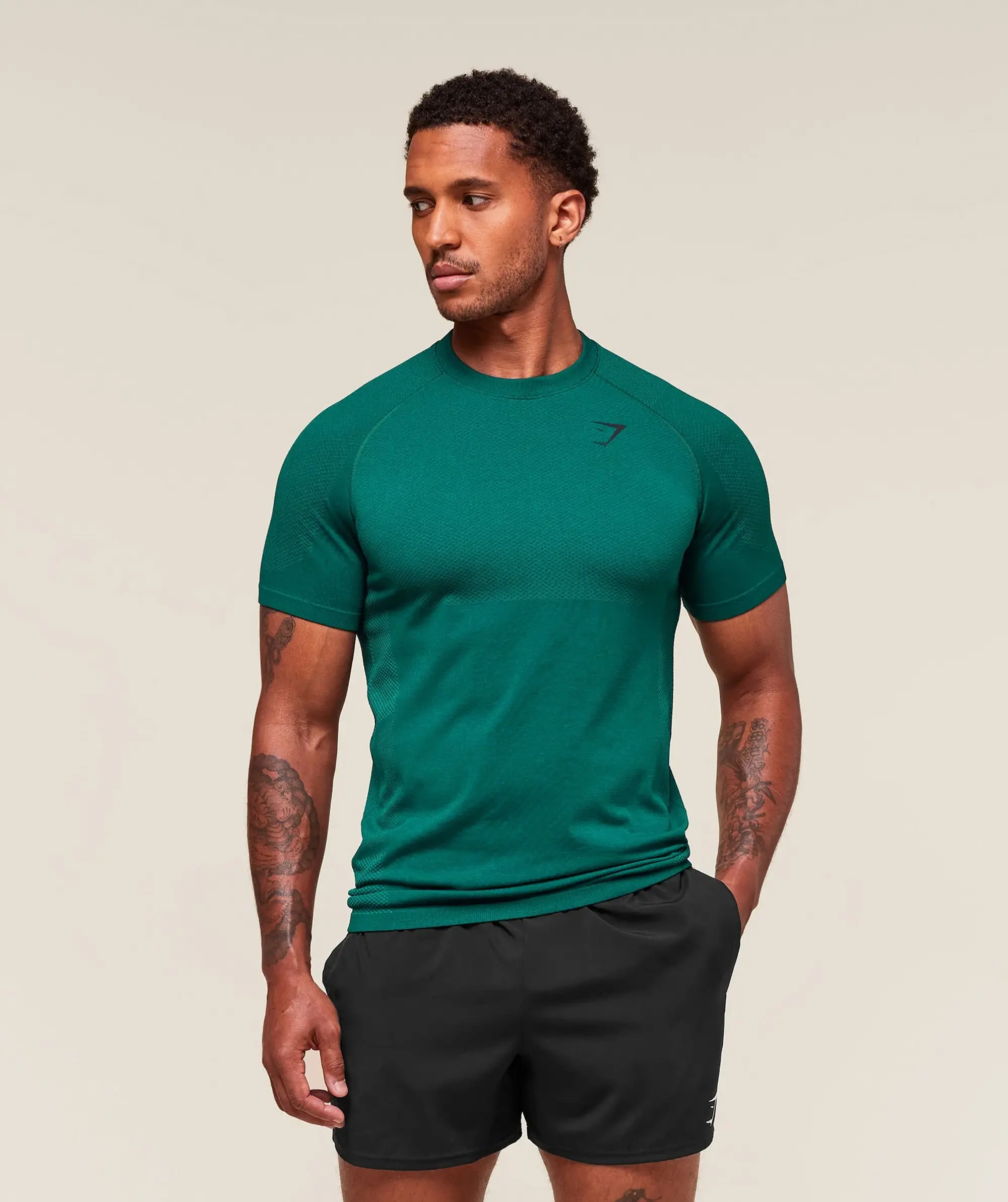  Vital Seamless T-Shirt - Functional Teal/Jewel Teal
