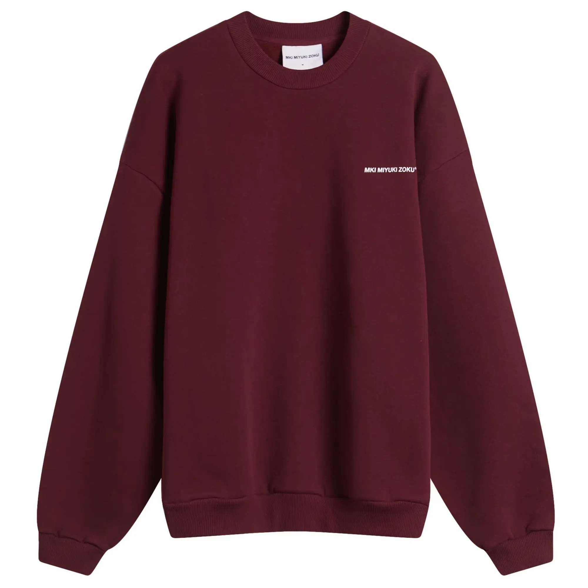MKI Men's Uniform Crew Sweatshirt - Presented by END. Burgundy
