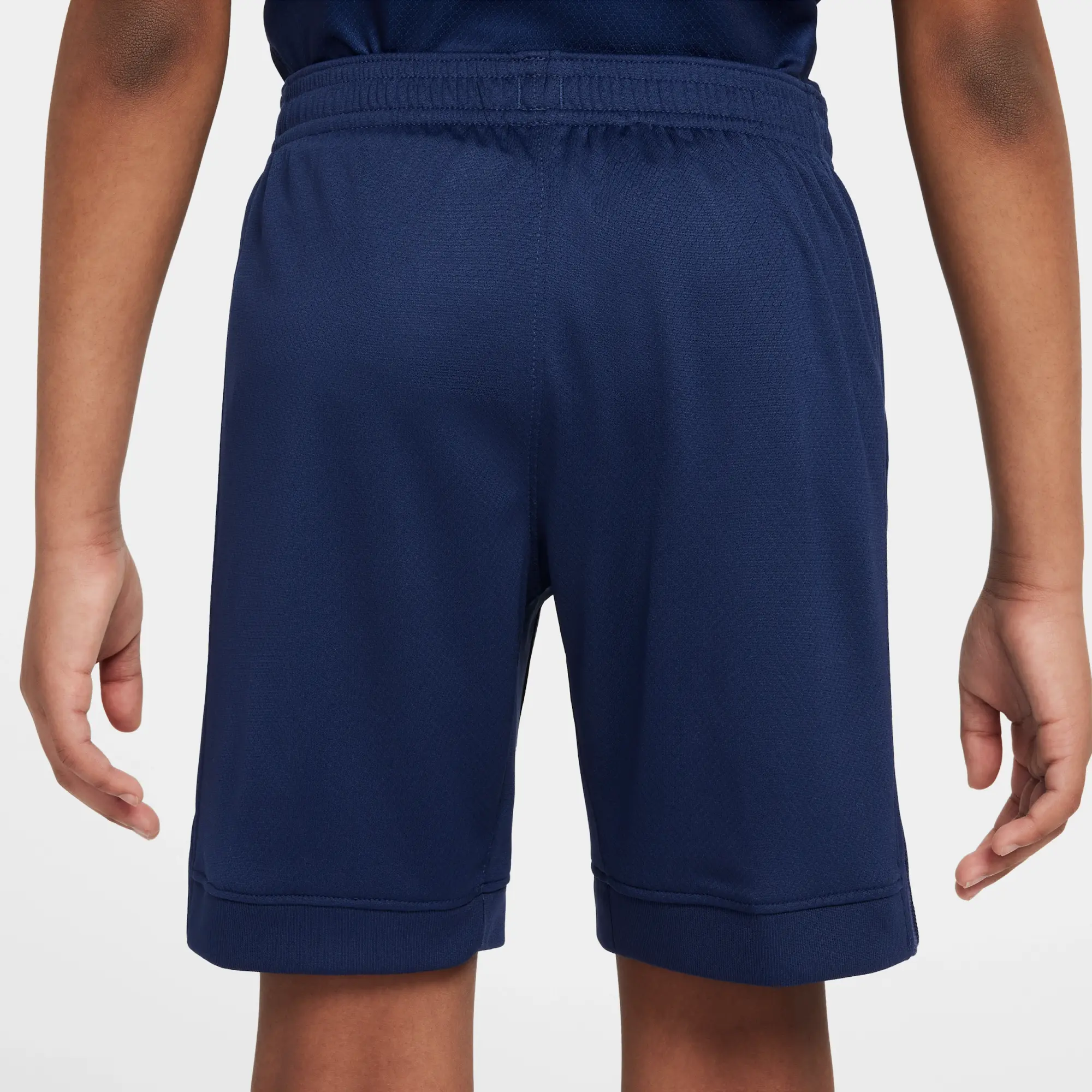 Paris Saint-Germain 2025/26 Stadium Home Older Kids' Nike Dri-FIT Football Replica Shorts - Blue - Recycled Polyester