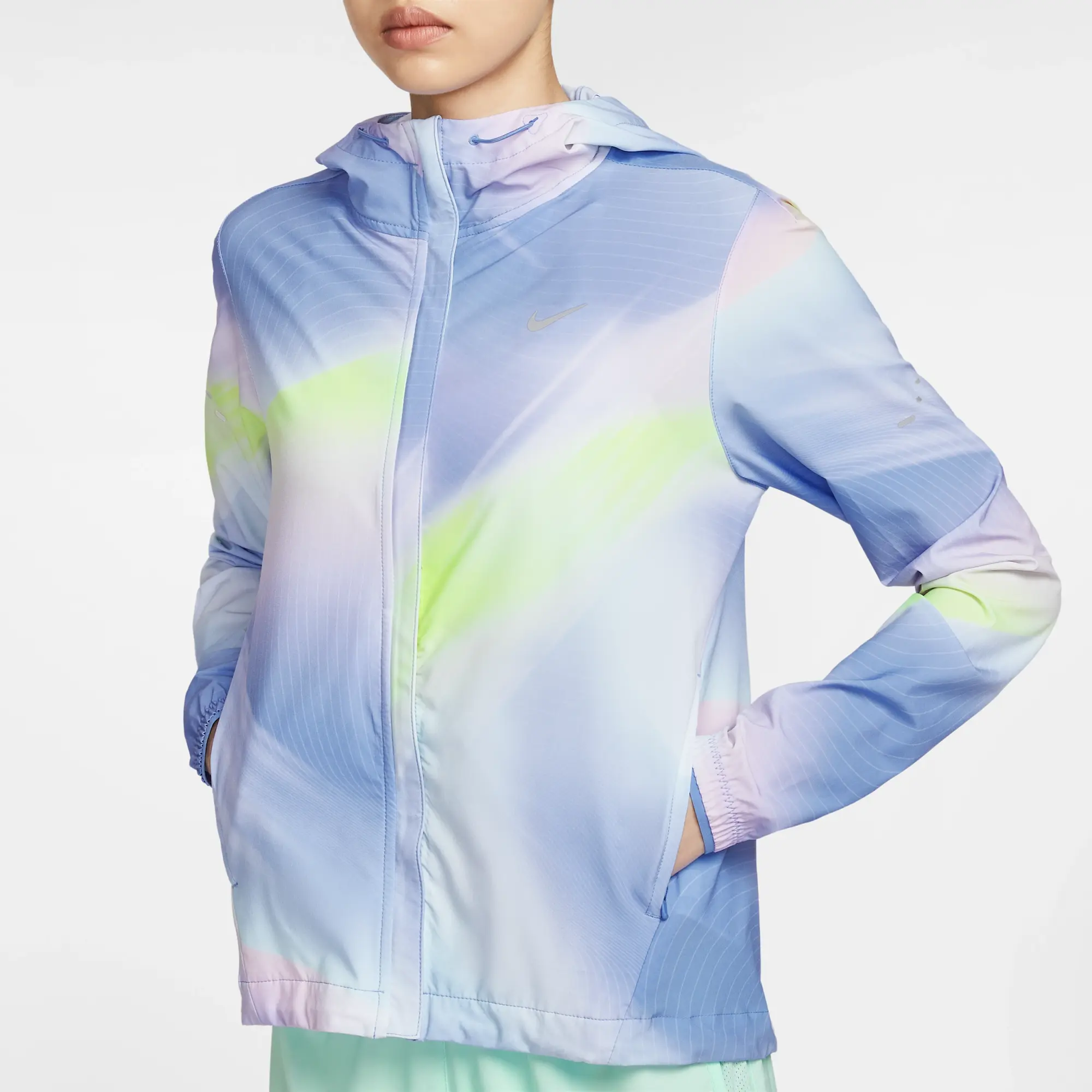 Nike Swift Women's Repel Running Jacket - Blue - Sustainable Materials