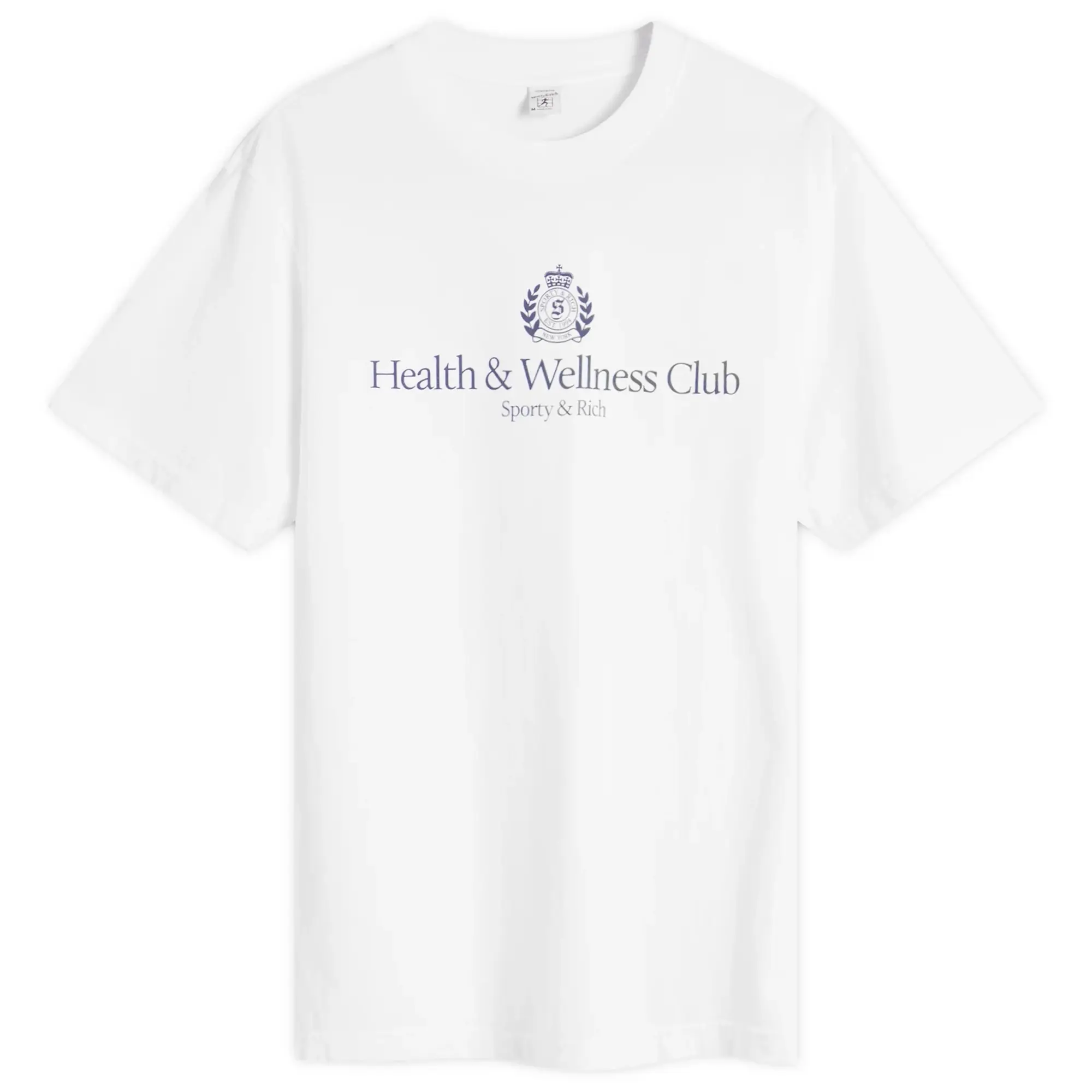 Sporty & Rich Women's H&W Crest T-Shirt White