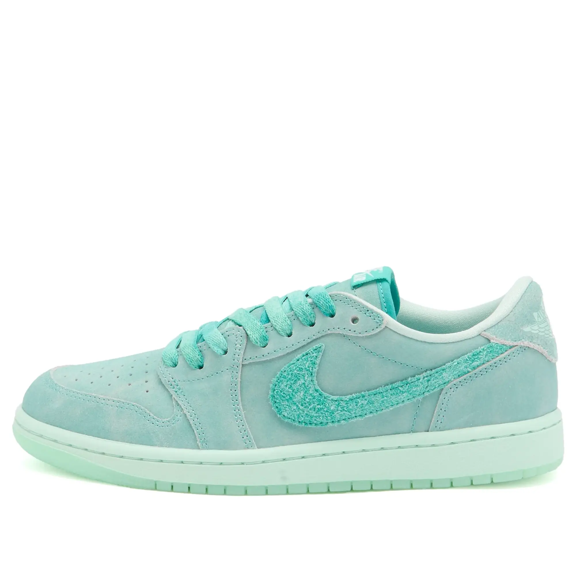 Air Jordan Women's 1 Retro Low OG W Sneaker Washed Teal/Igloo