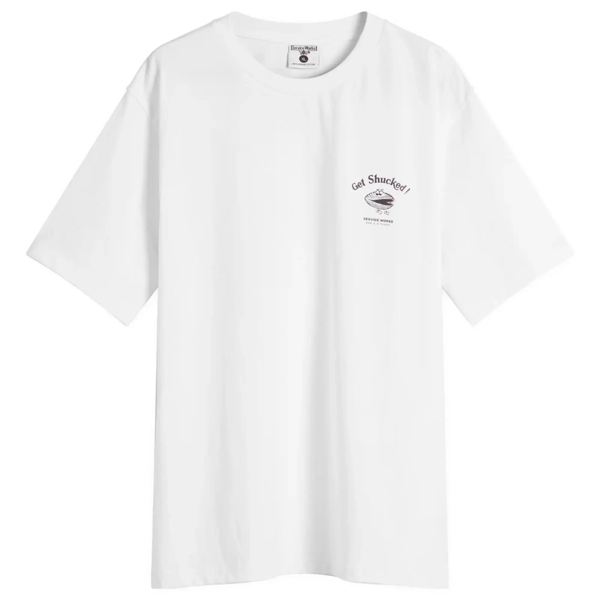 Service Works Men's Get Shucked T-Shirt - END. Exclusive White