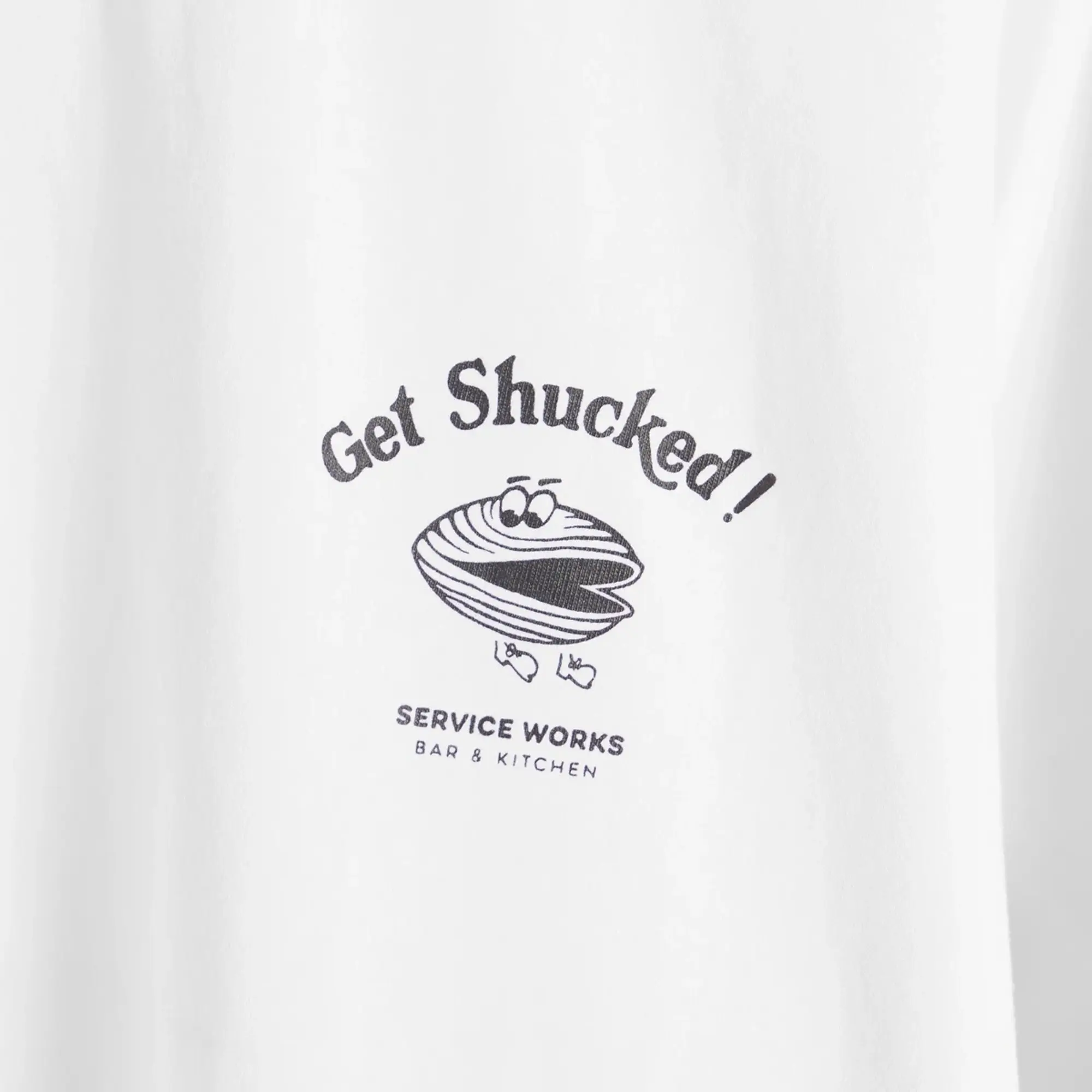 Service Works Men's Get Shucked T-Shirt - END. Exclusive White