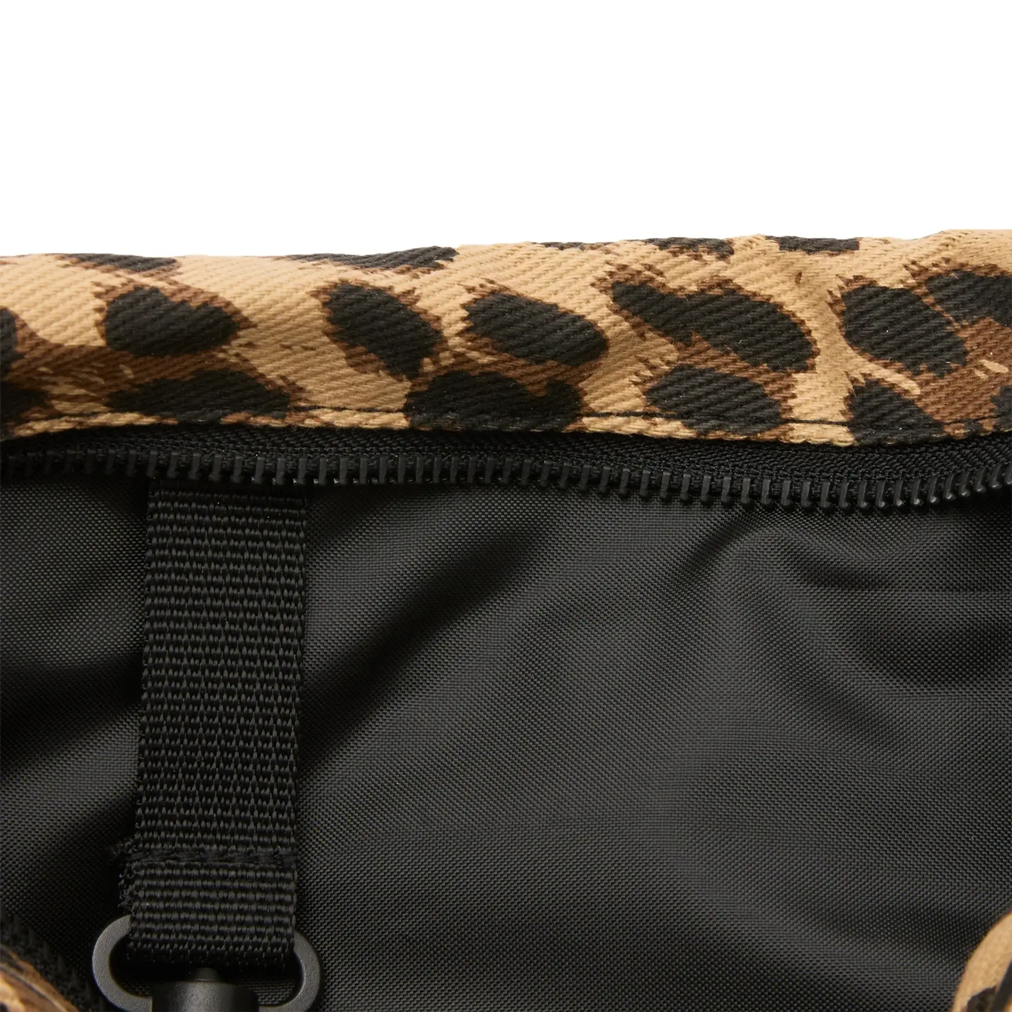 New Era Leopard Canvas Cross-Body Bag Brown