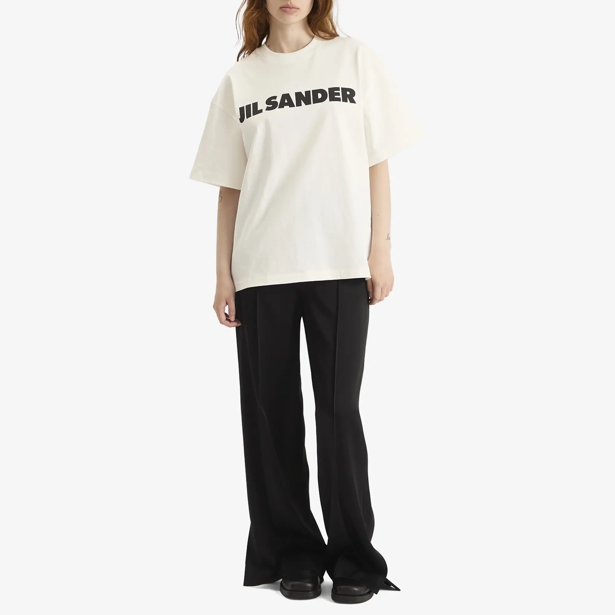 Jil Sander Women's Logo T-Shirt Porcelain