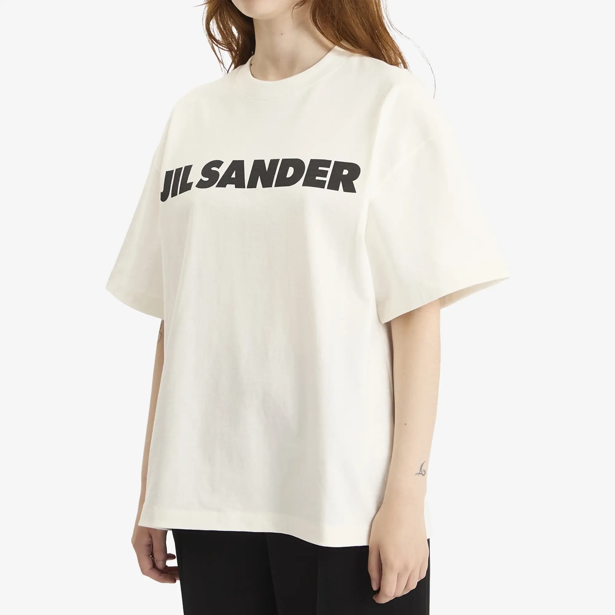 Jil Sander Women's Logo T-Shirt Porcelain