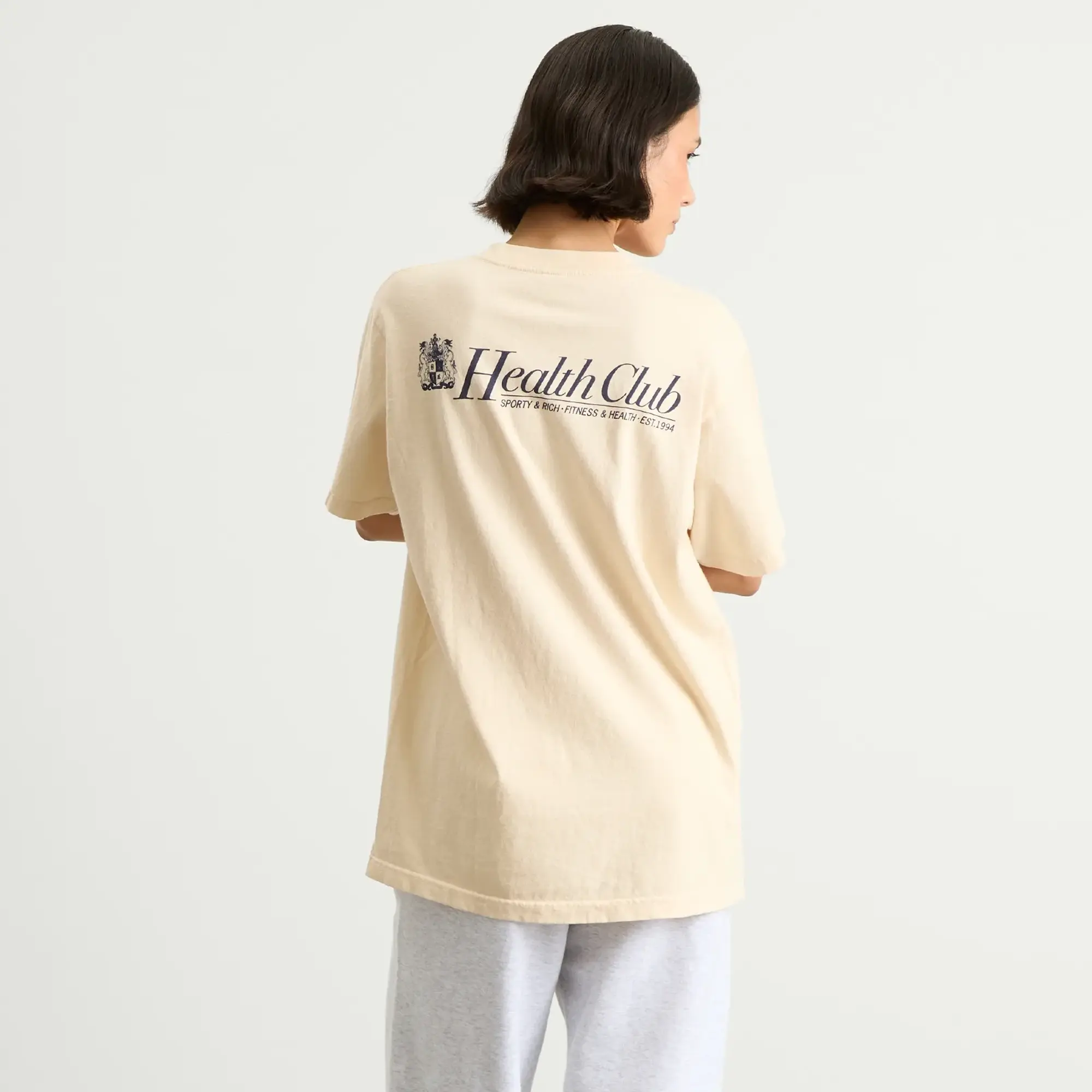 Sporty & Rich Women's Lion Health T-Shirt Cream