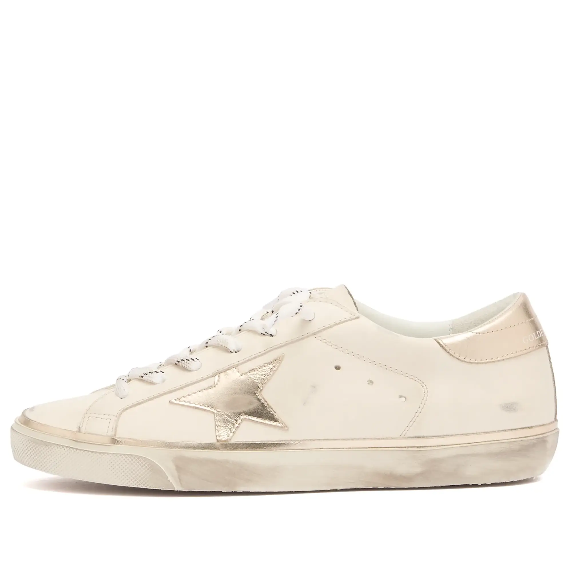 Golden Goose Women's Super Star Sneaker Optic White/Platinum