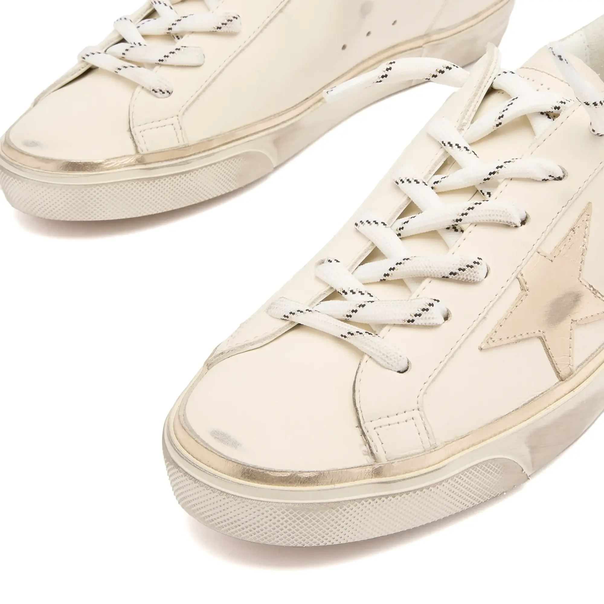 Golden Goose Women's Super Star Sneaker Optic White/Platinum