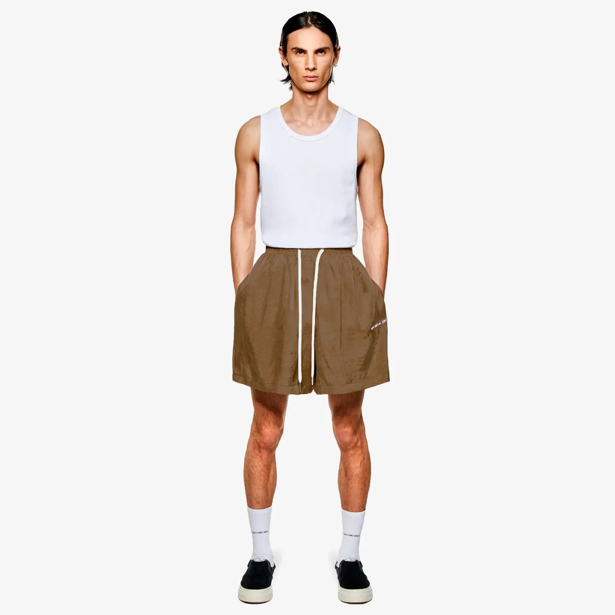 MKI Men's Sandwash Cupro Shorts Brown
