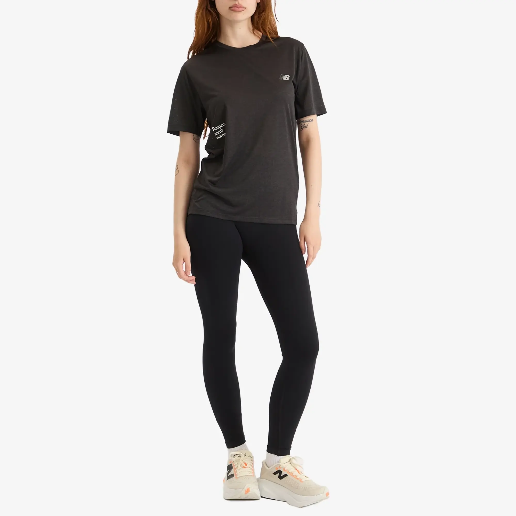 New Balance RAN Graphic T-Shirt Black