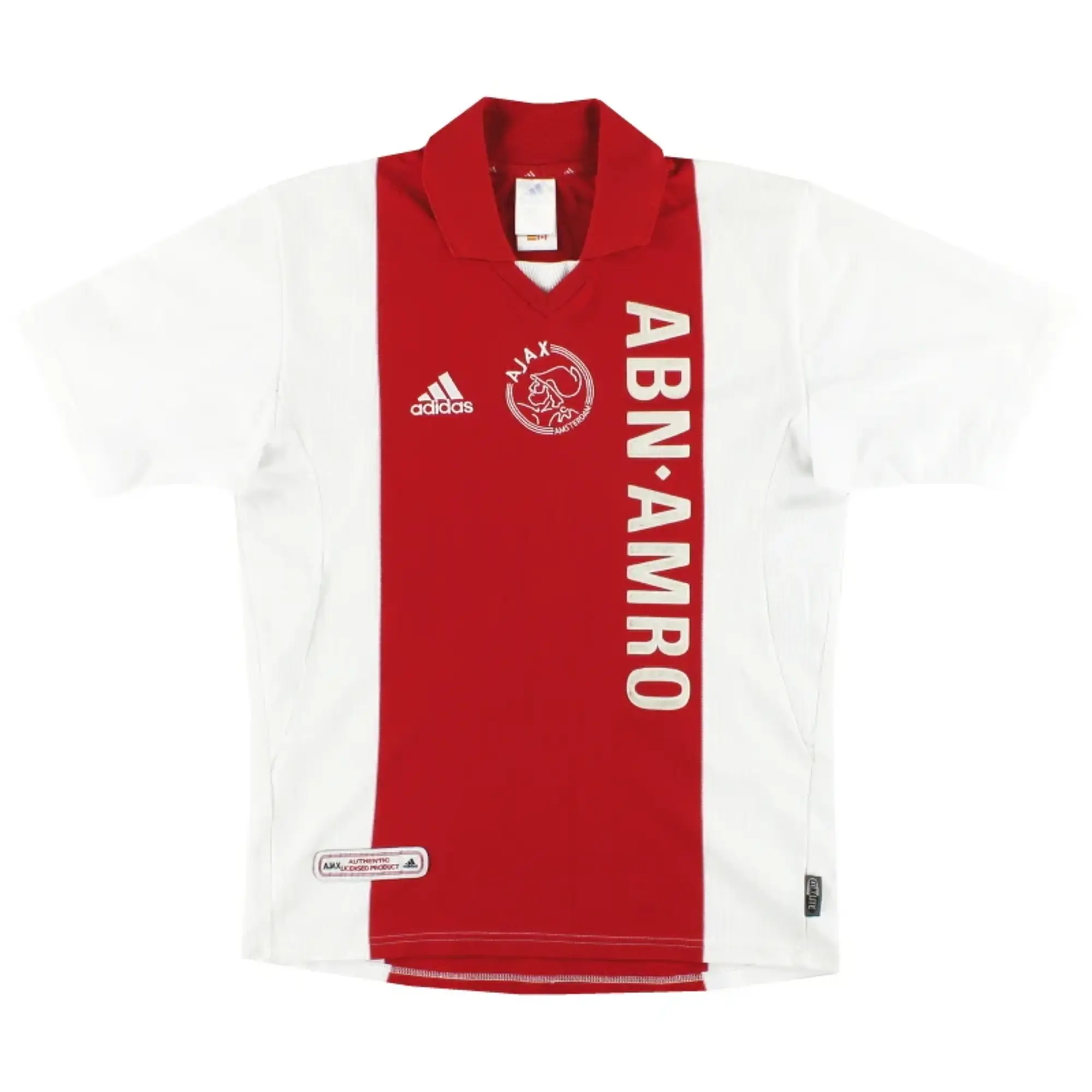 2001-02 Ajax adidas Home Shirt L - Ajax / Excellent / Large