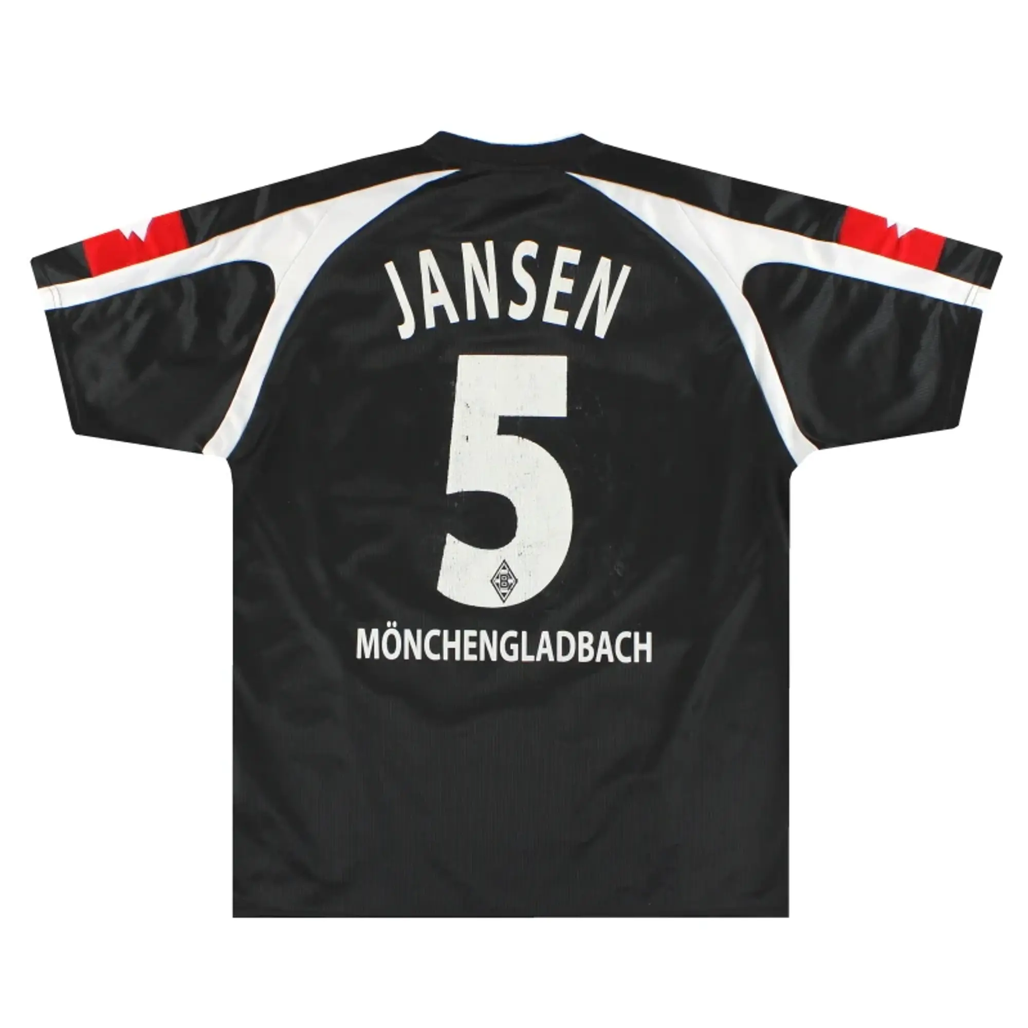 2005-07 Borussia Monchengladbach Lotto Away Shirt Jansen #5 XL - Other German Clubs / Very Good / XL