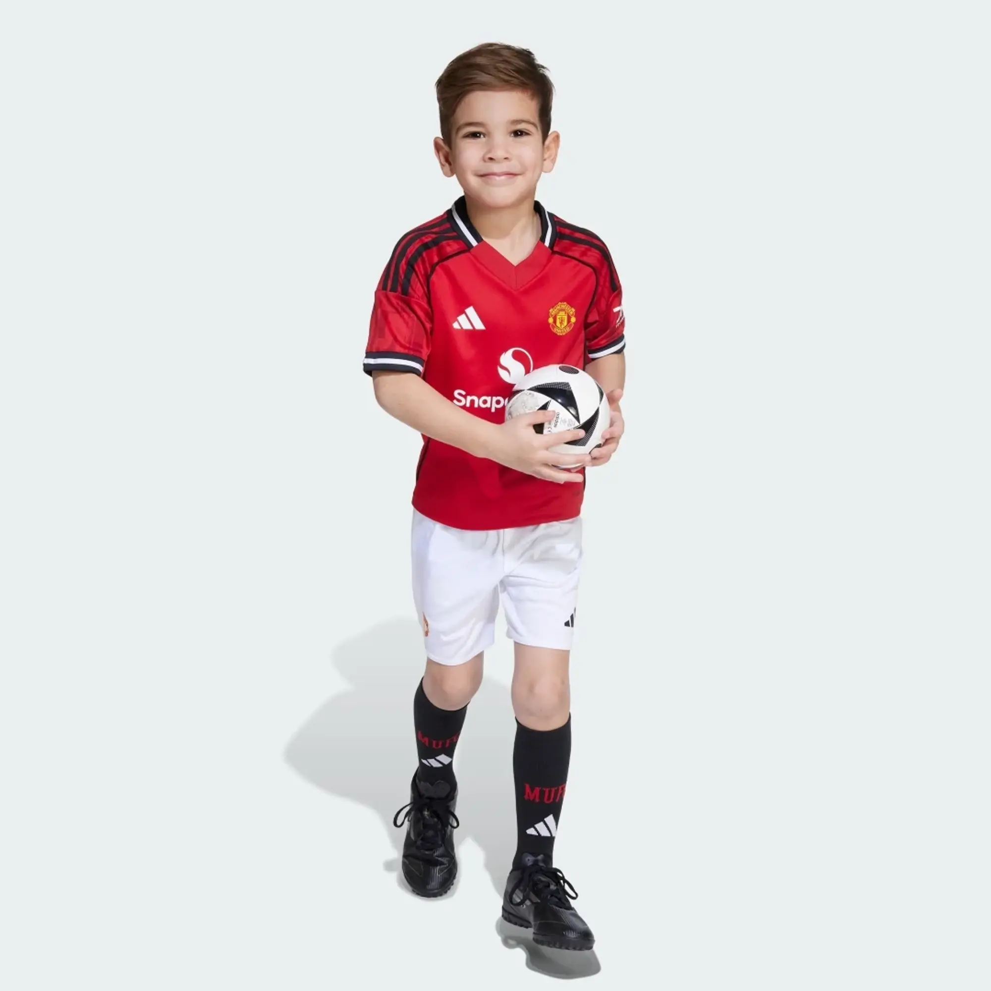 adidas Manchester United 25/26 Home Mini Kit Kids