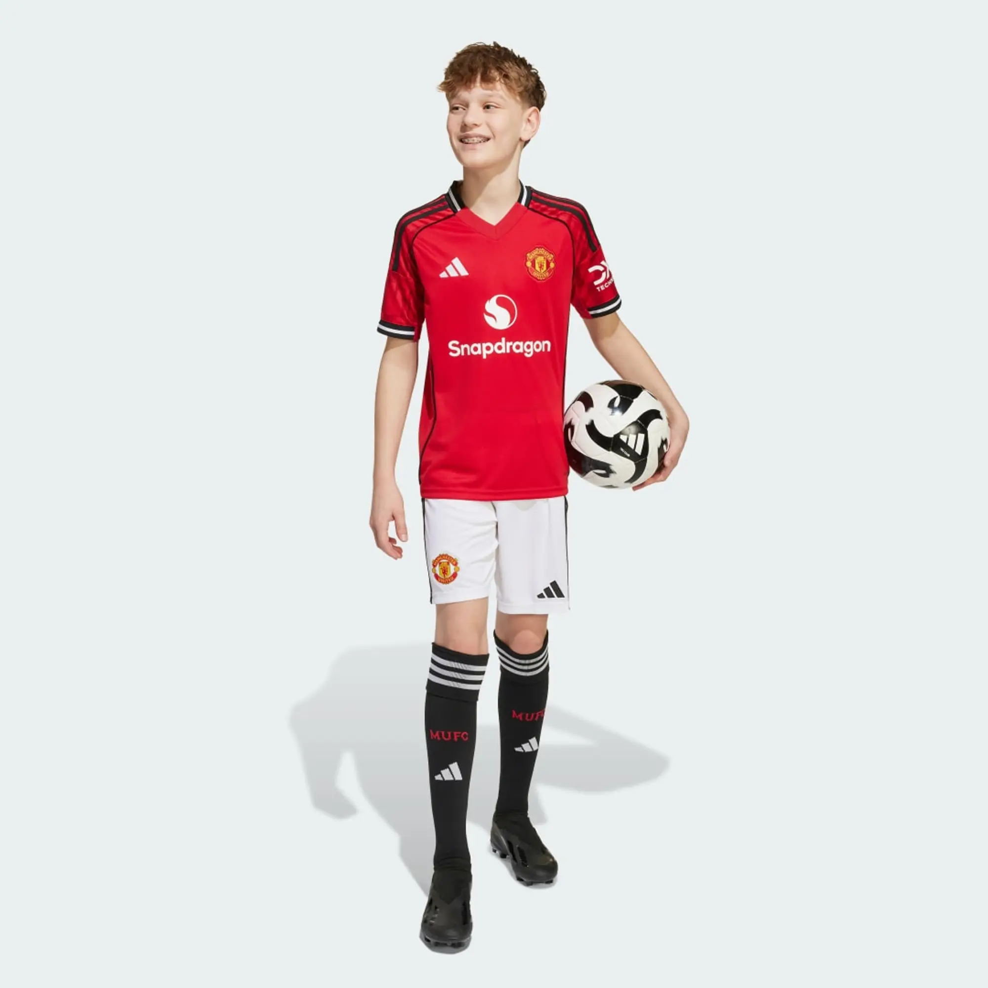adidas Manchester United 25/26 Home Jersey Kids