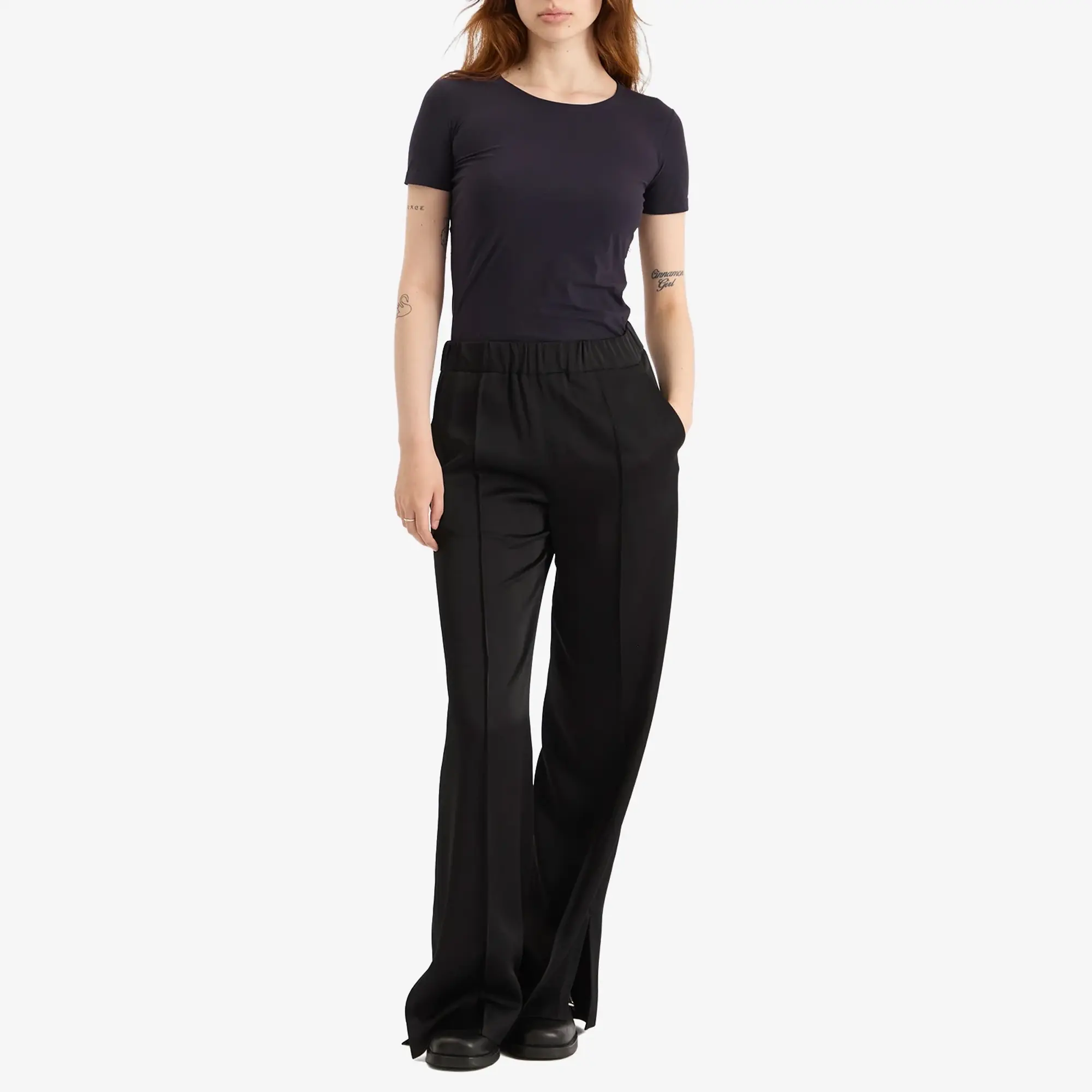 Jil Sander Women's Slip T-Shirt Black
