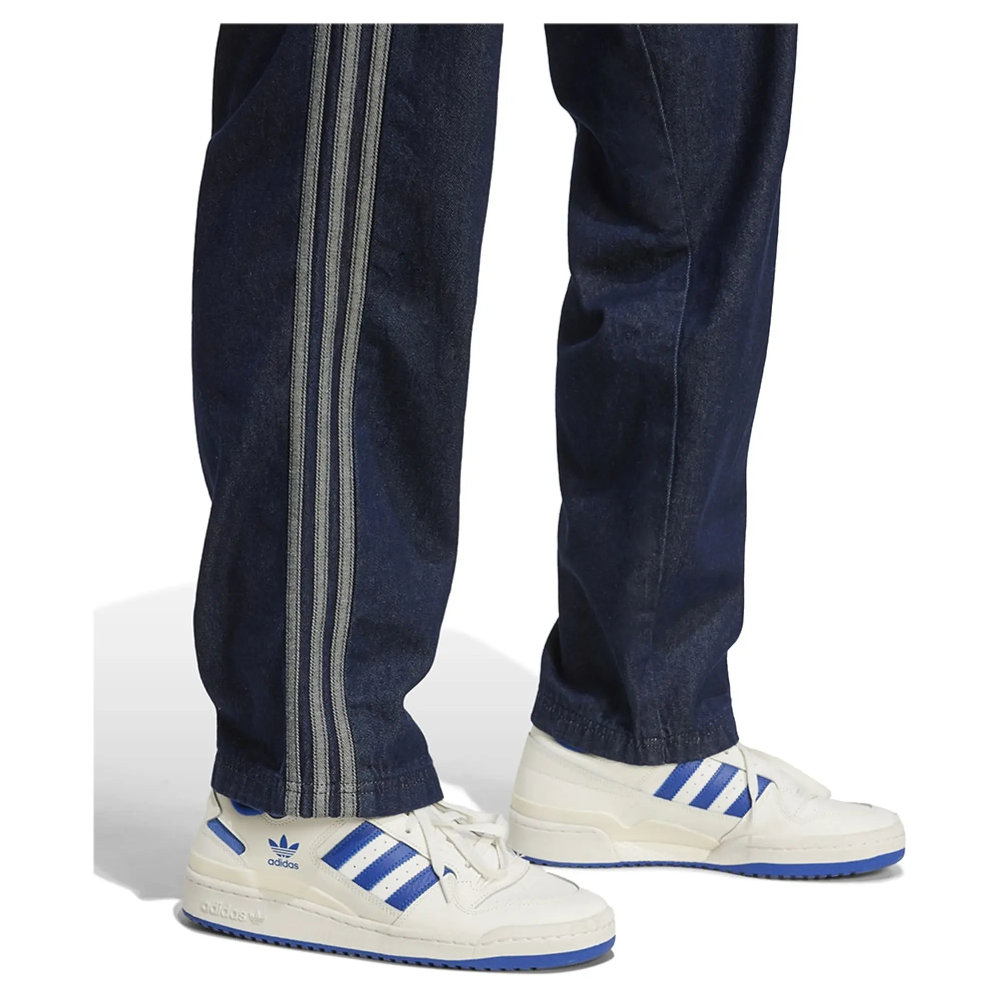 Pants Adidas Adicolor Loose Trackpant Denim Stone Indigo Denim/ Black S