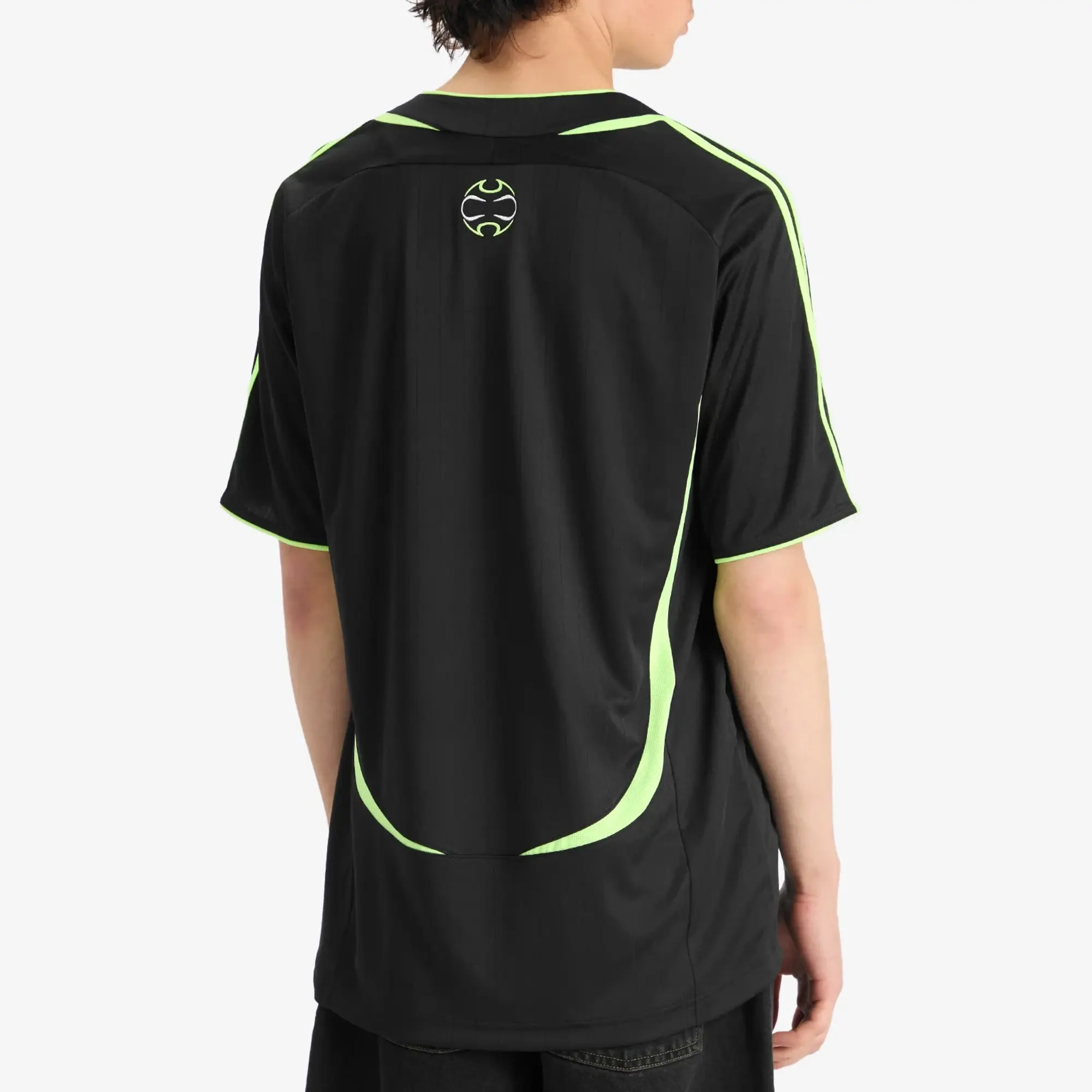 adidas Originals Adidas Men's Teamgeist T-Shirt Black/Signal Green