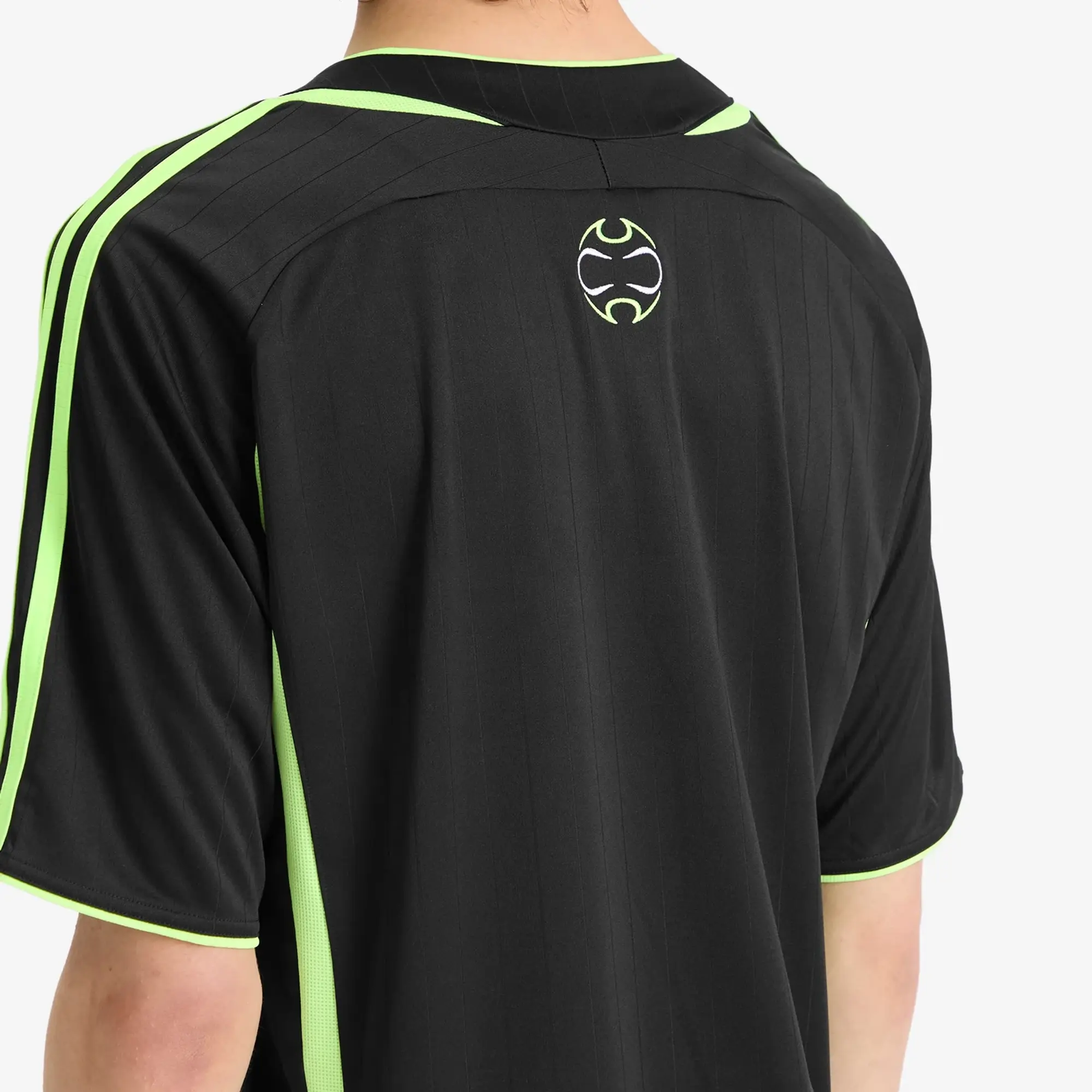 adidas Originals Adidas Men's Teamgeist T-Shirt Black/Signal Green