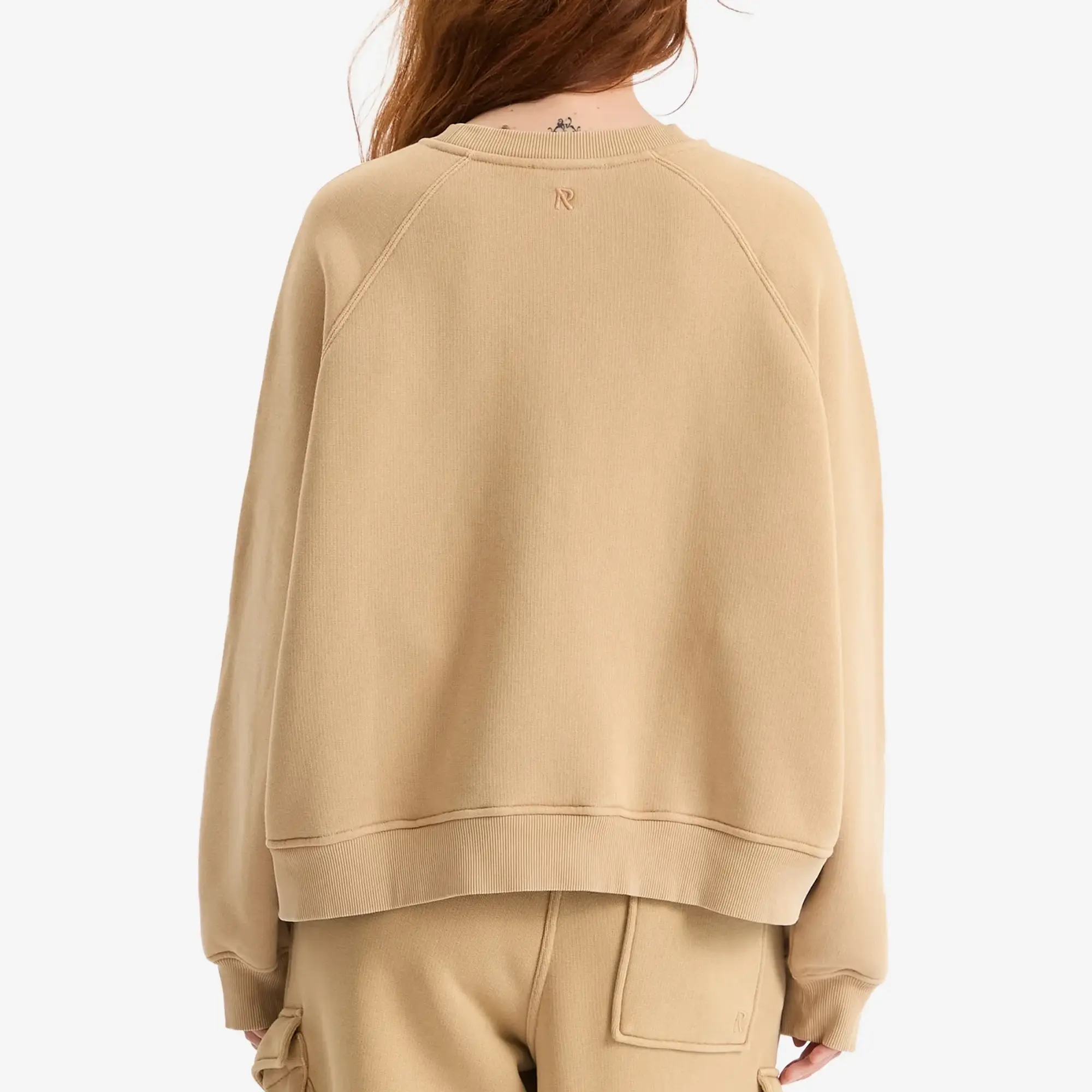 Represent Women's Initial V Notch Sweatshirt Iced Coffee