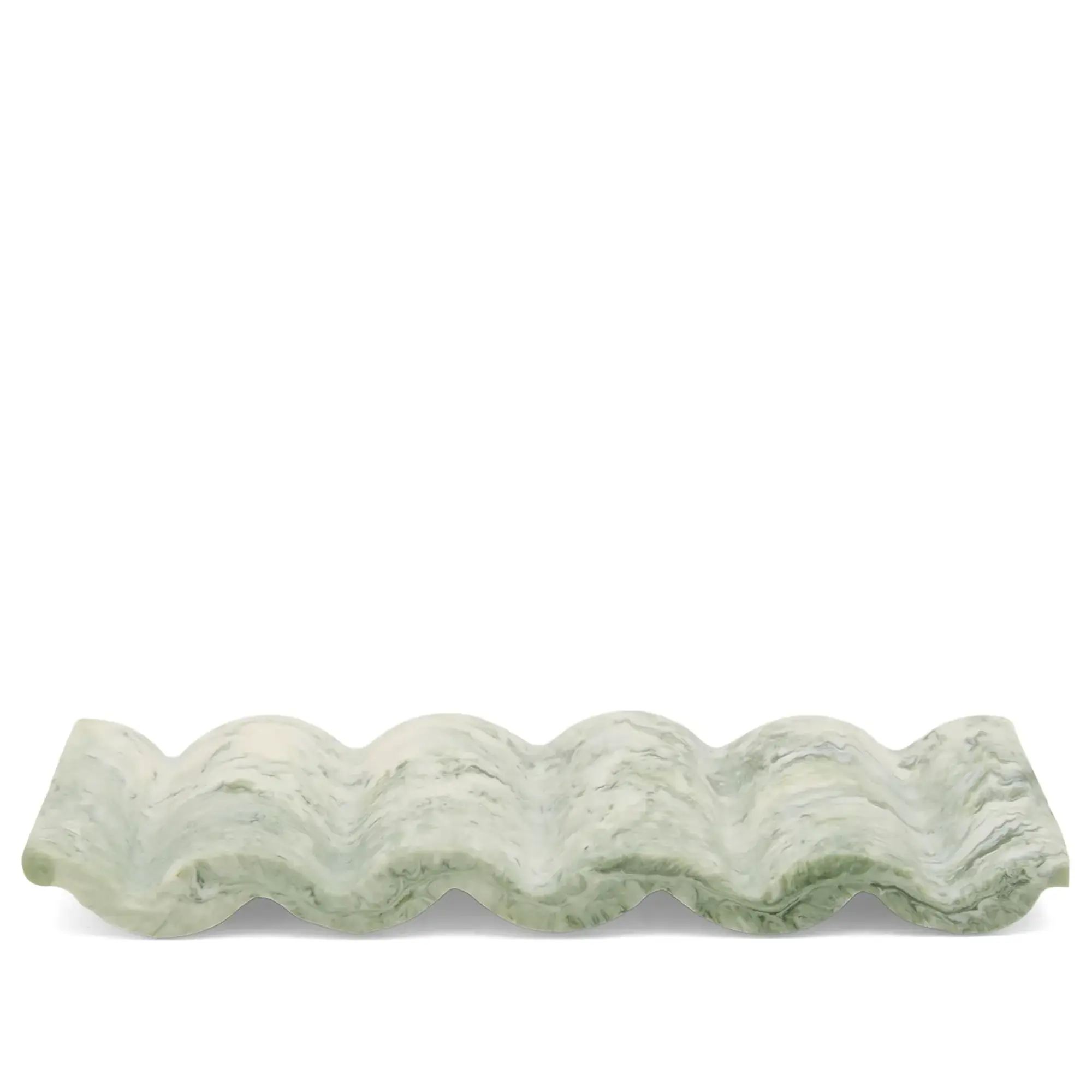 ferm LIVING Mist Soap Dish Emerald/Off-White