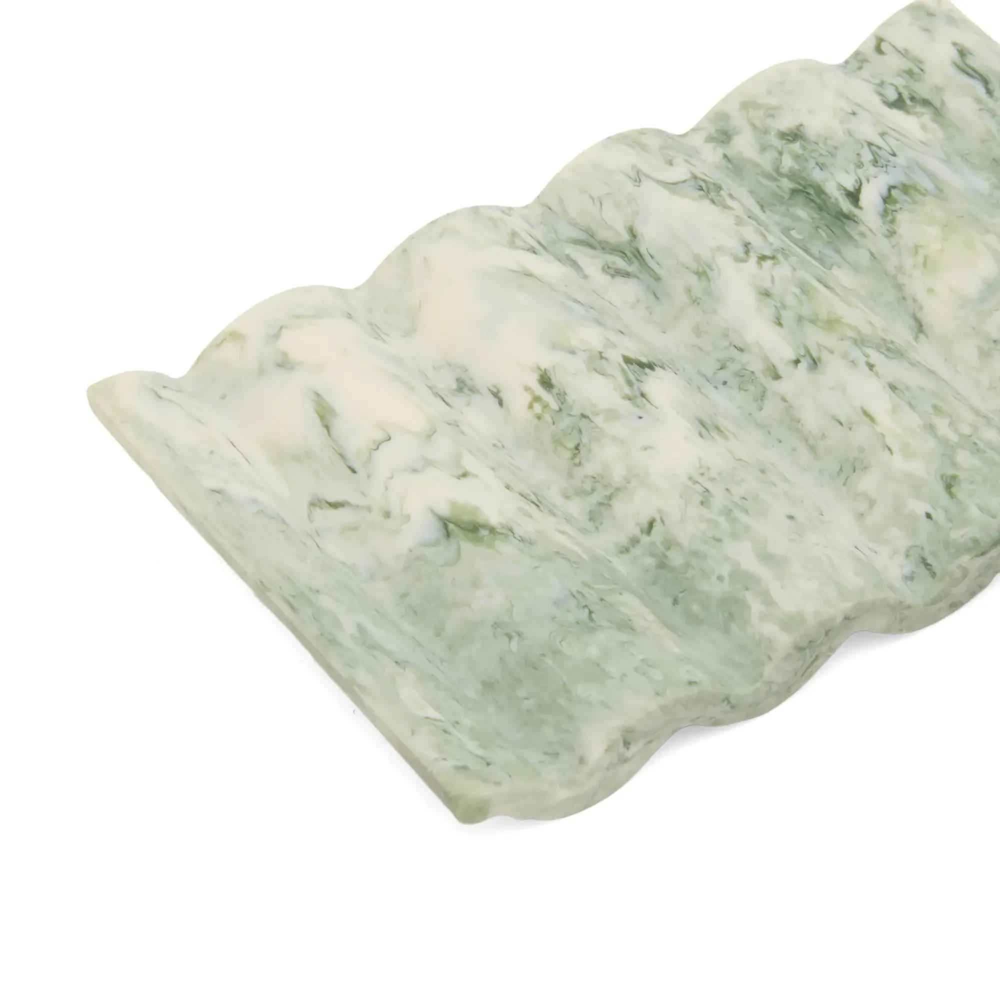 ferm LIVING Mist Soap Dish Emerald/Off-White