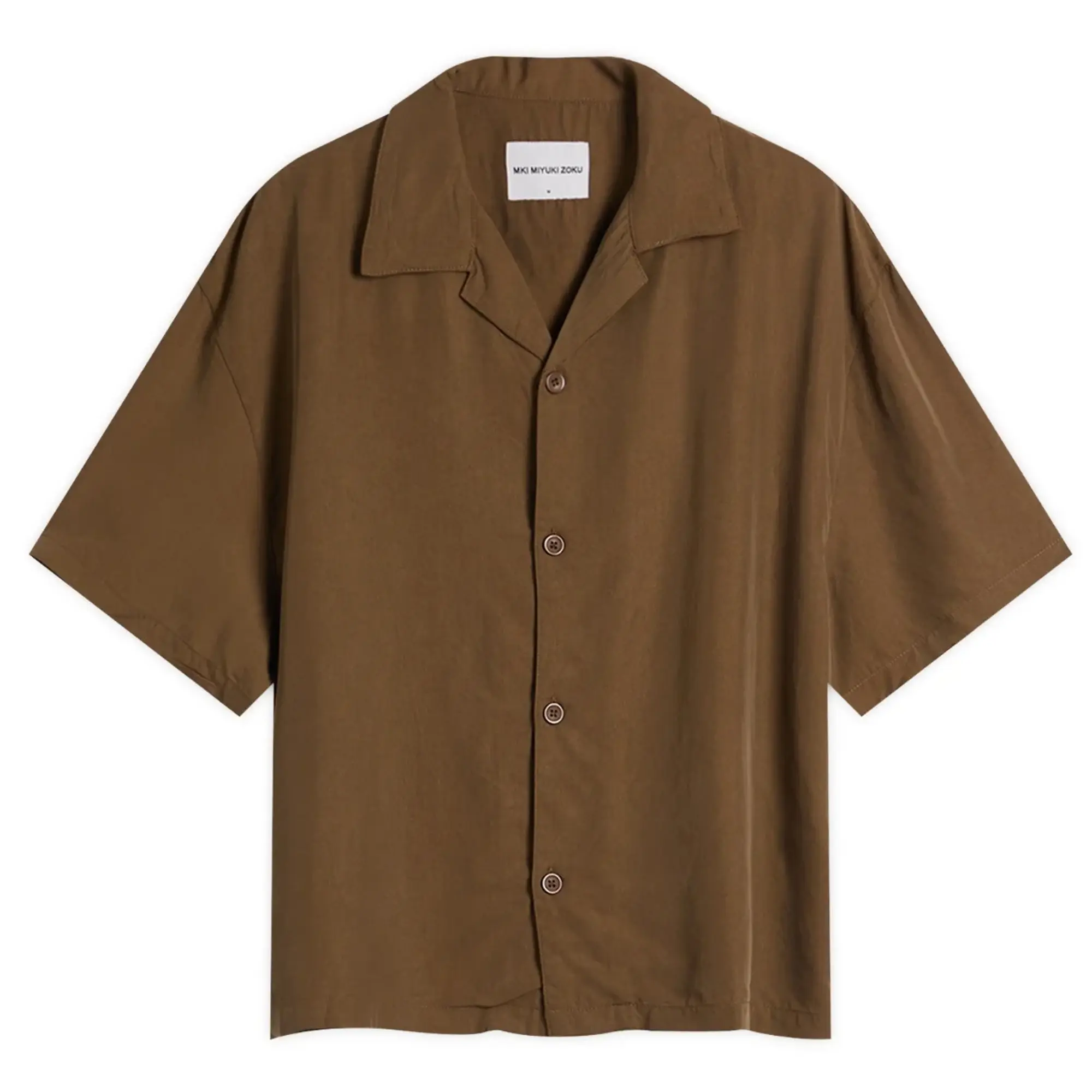 MKI Men's Sandwash Cupro Vacation Shirt Brown