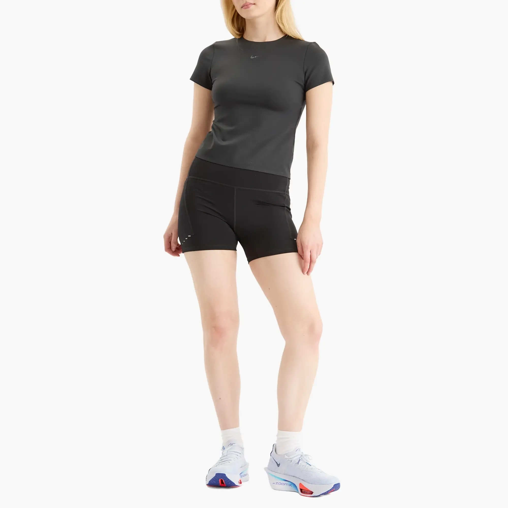 Nike Women's Dri-Fit T-Shirt Black/ Smoke Grey