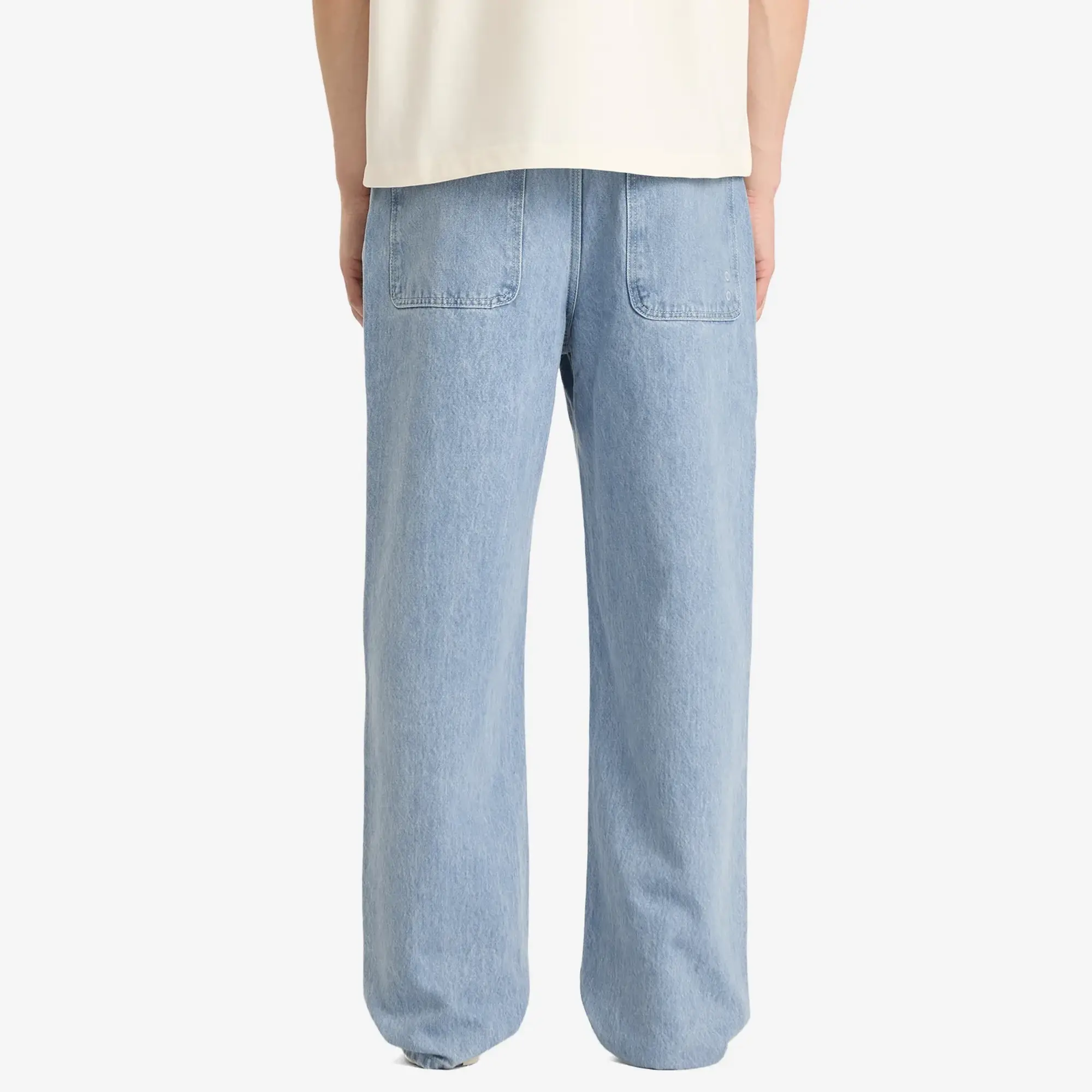 about:blank Men's Relaxed Denim Jean Light Blue Wash