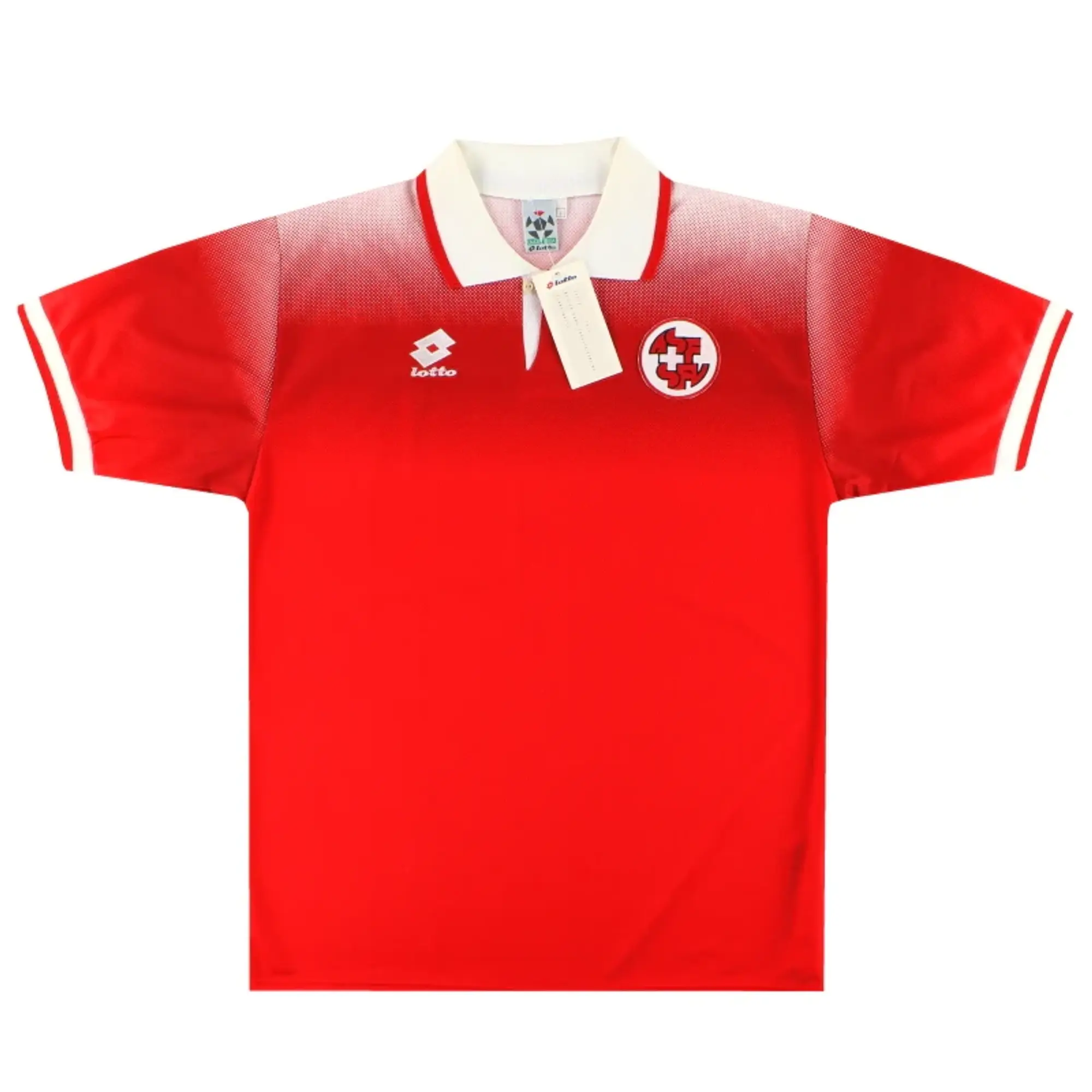 1996-98 Switzerland Lotto Home Shirt *w/tags* L - Switzerland / w/tags / Large