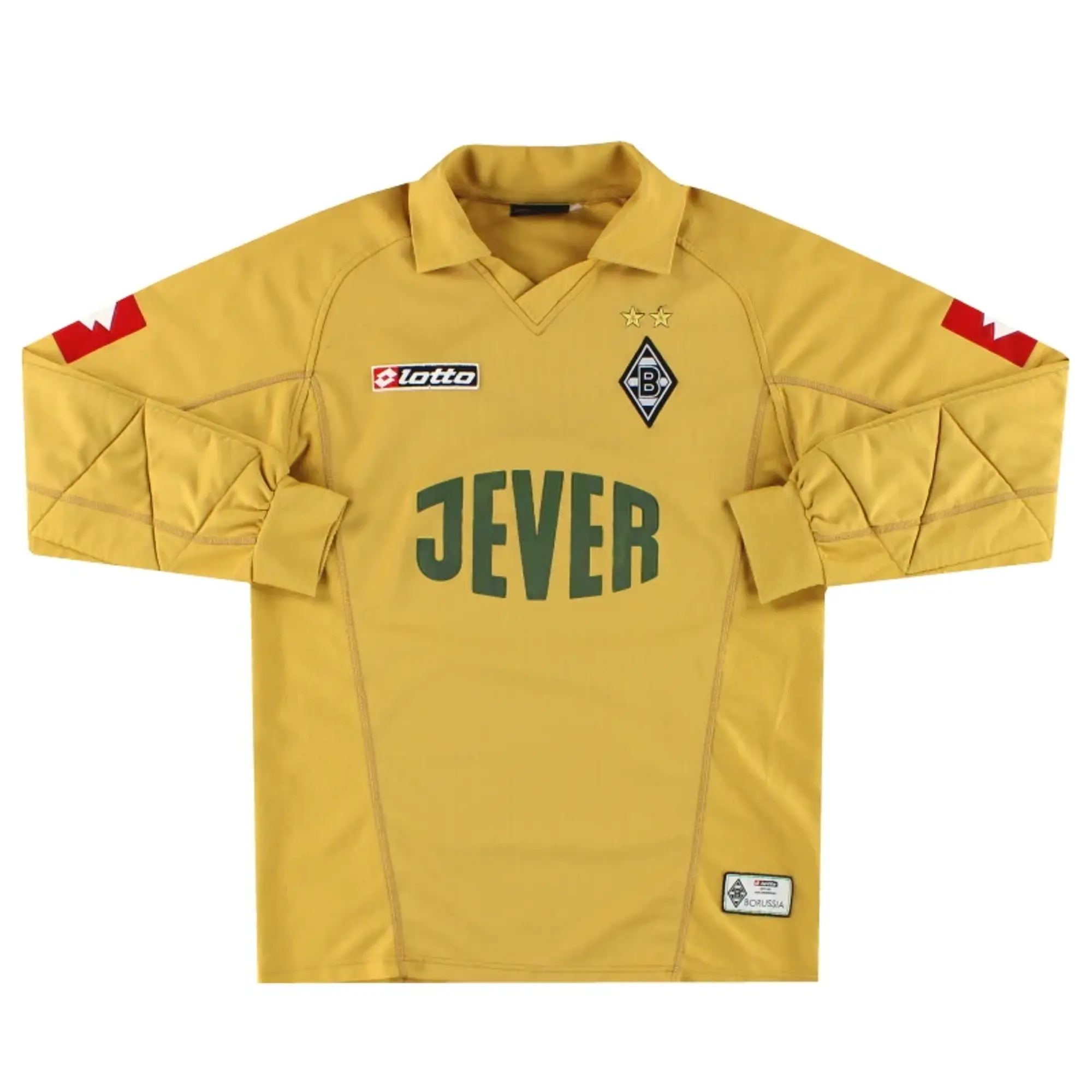 2004-05 Borussia Monchengladbach Lotto 'Signed' Goalkeeper Shirt S - Other German Clubs / Excellent / Small