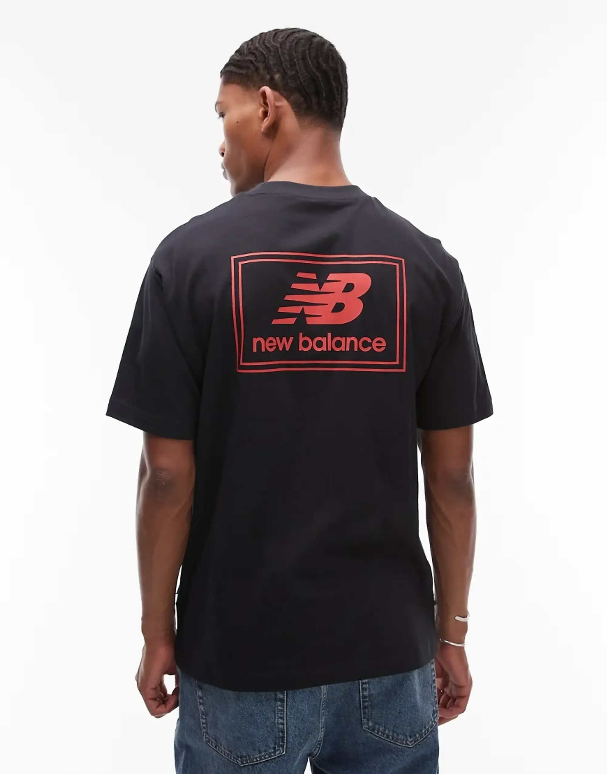 New Balance Label T-Shirt In Black