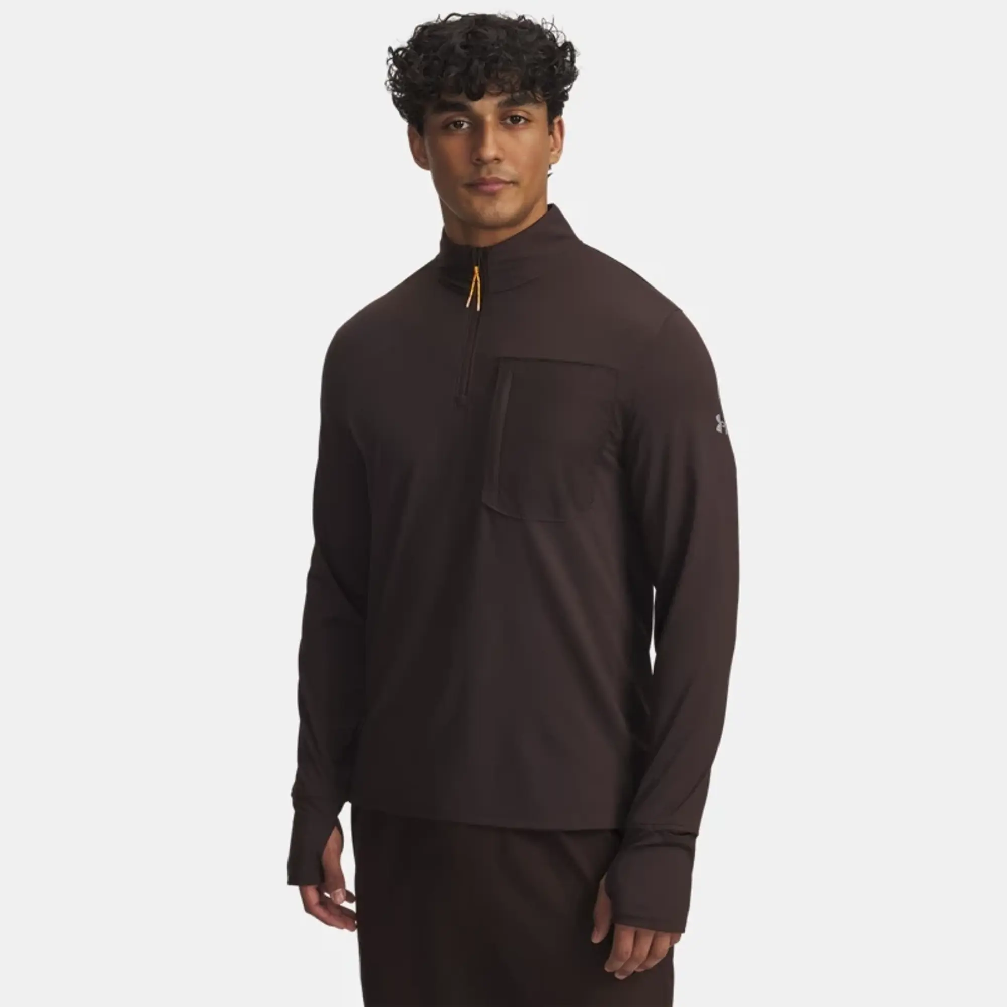 Under Armour  Launch Trail Men's ¼ Zip Kona Brown / Reflective L
