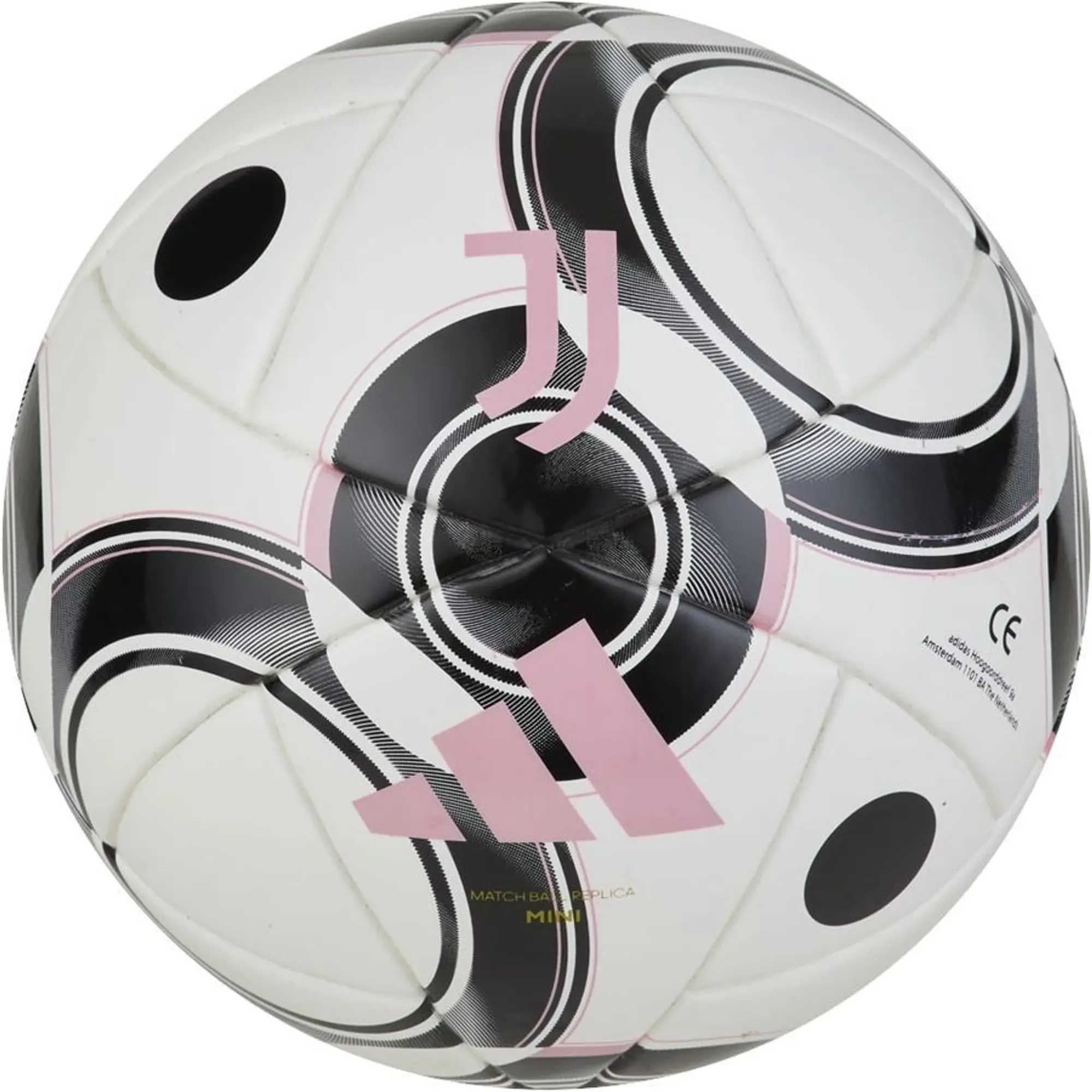 Juventus Football Mini Home - White/Black/Bliss Pink - ['Black', 'White']