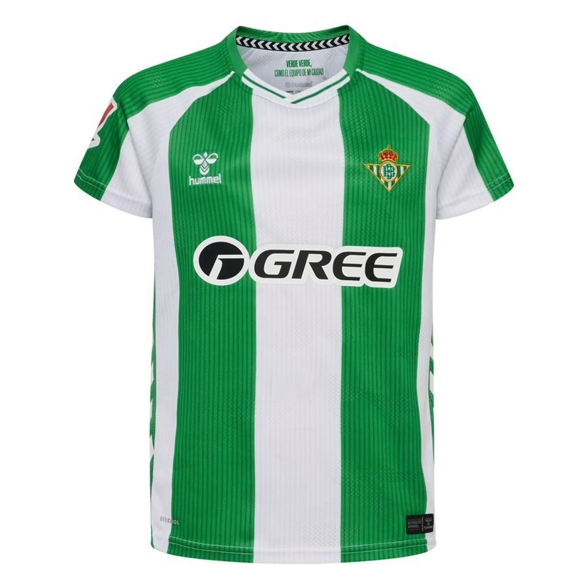 Real Betis Home Shirt 2025/26 Kids - ['Green', 'White']