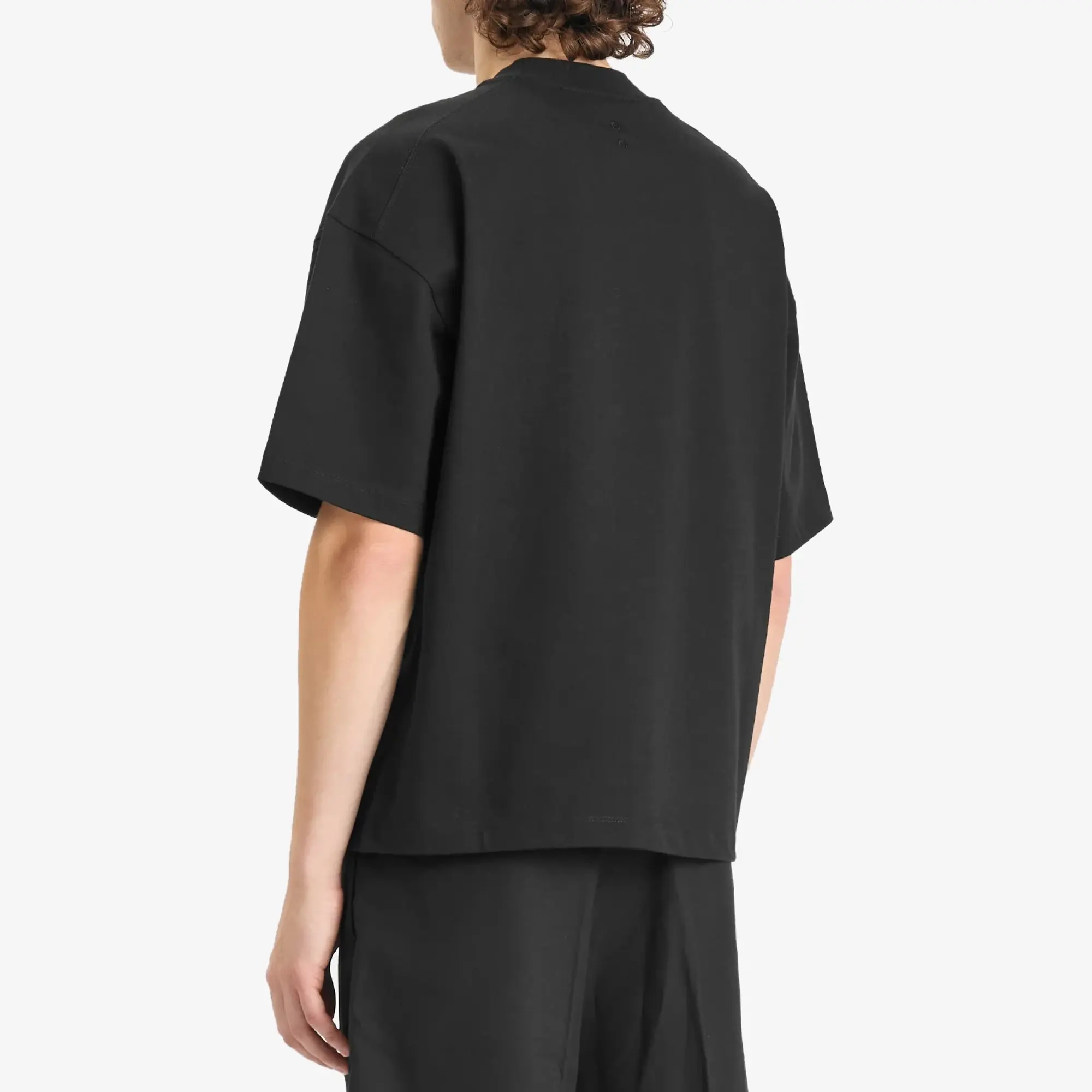 about:blank Men's Dual Logo T-Shirt Black/Ecru